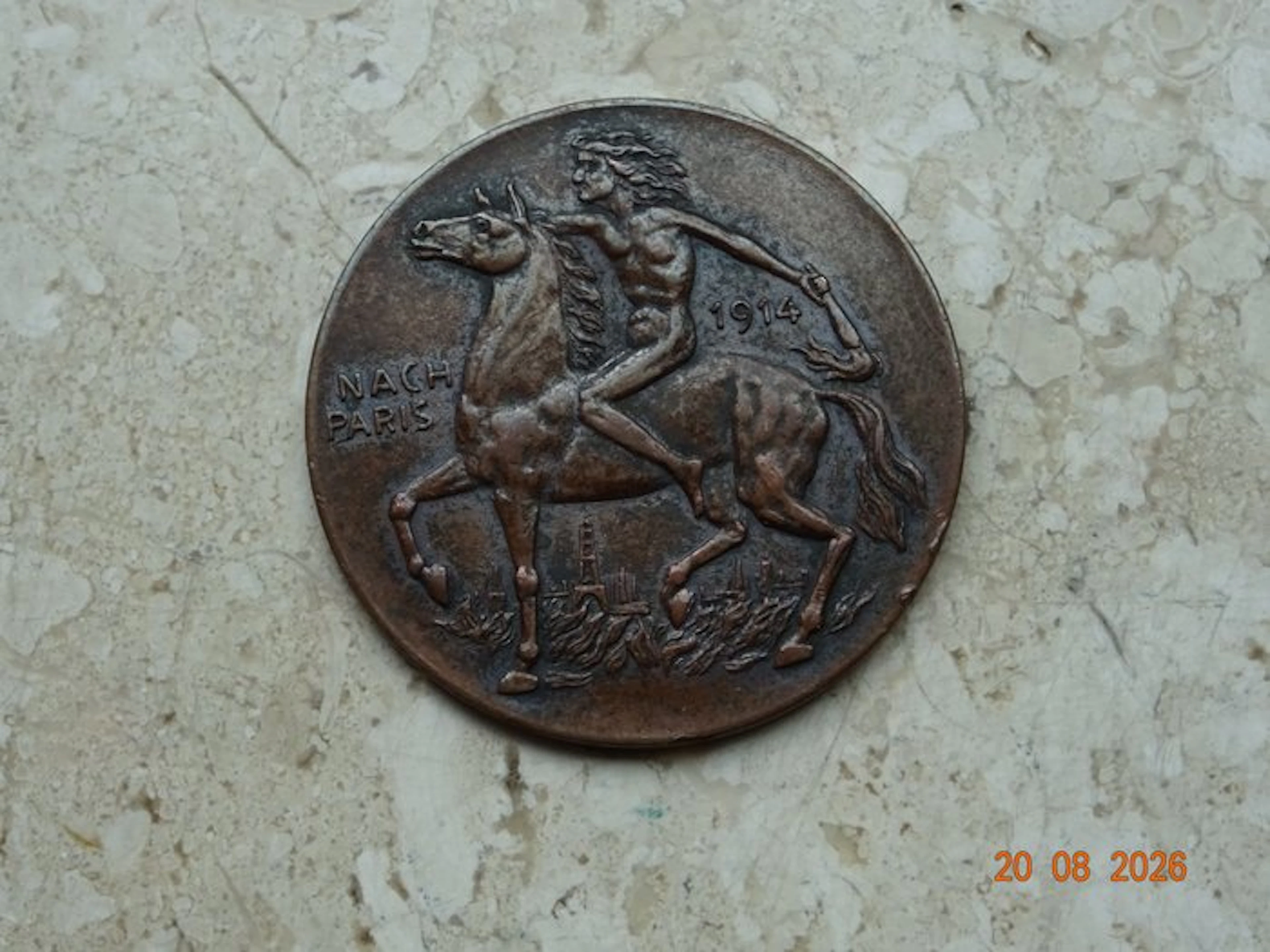 Art medal - Artur Loewental - Nach Paris