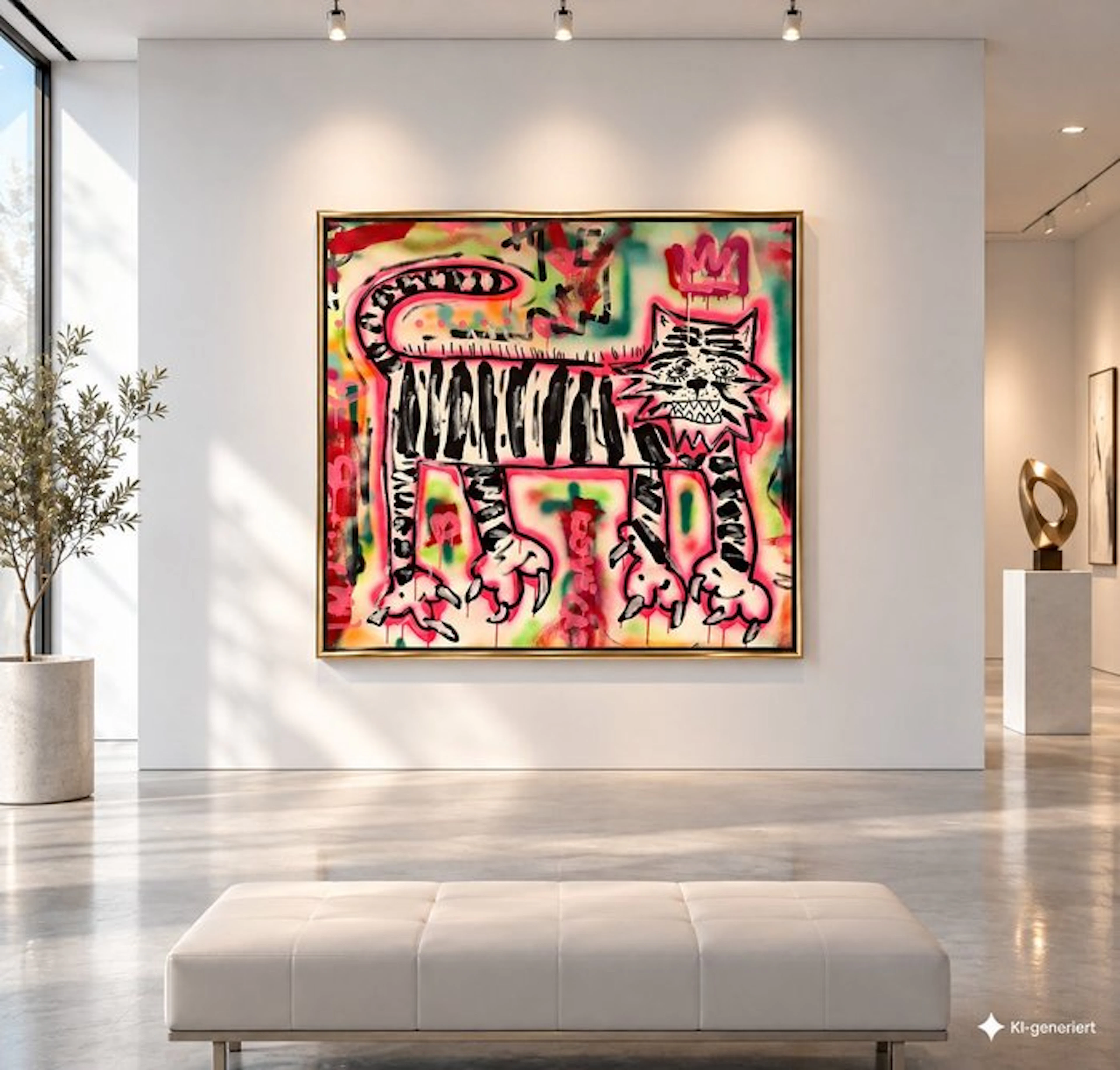 Timo Wedell - Crown of Whiskers - XL- Basquiat Style