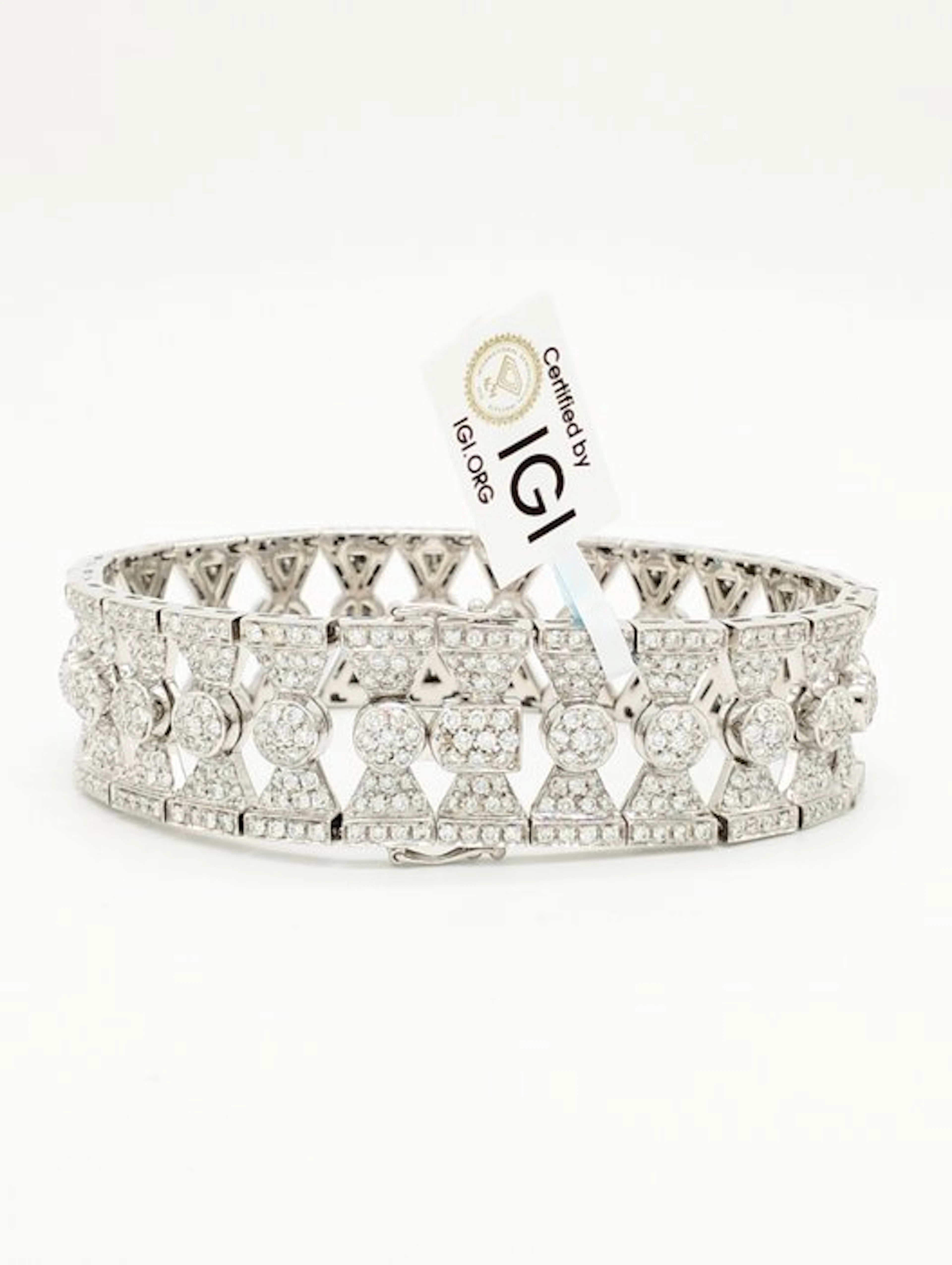 Bracelet - 18 kt. White gold Diamond (Natural)