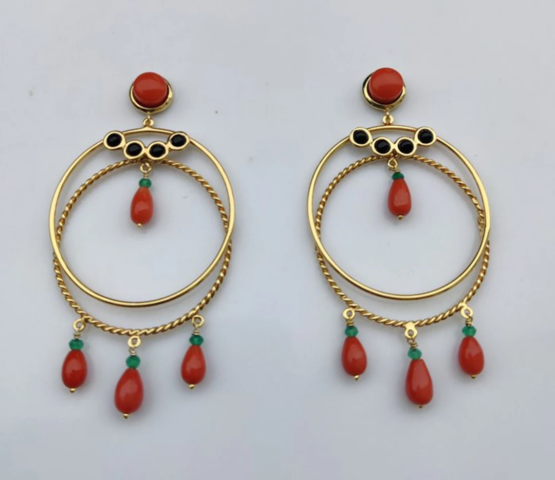 No reserve price - Hoop earrings Silver - 25.00ct
