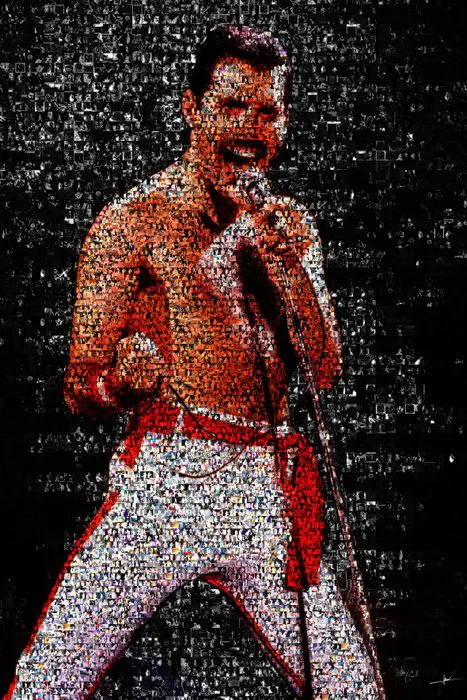 David Law (1967) - Crypto Freddy Mercury III 2.0 - Format XL 60x90