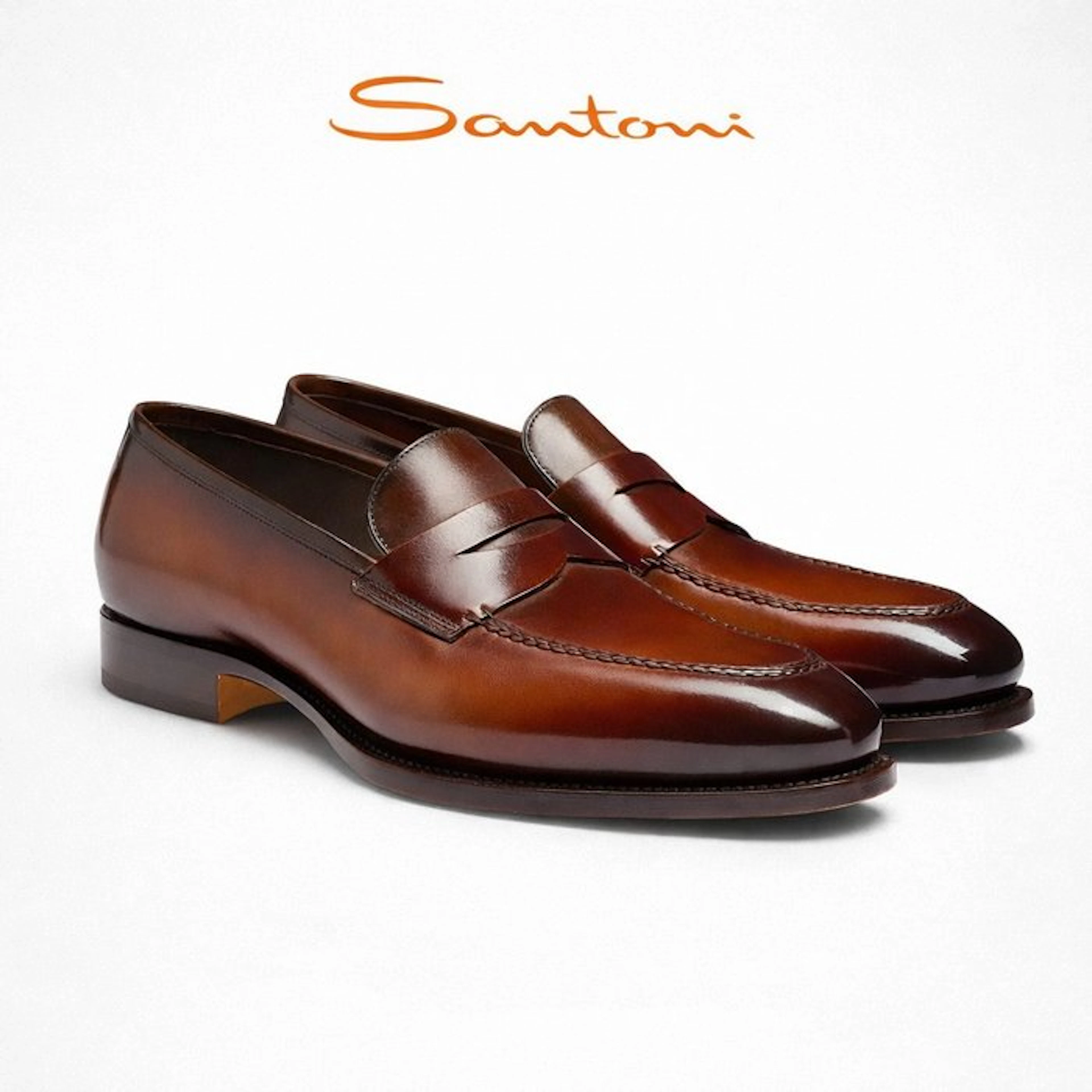 Santoni - Loafers - Size: EU 41.5 - New in box