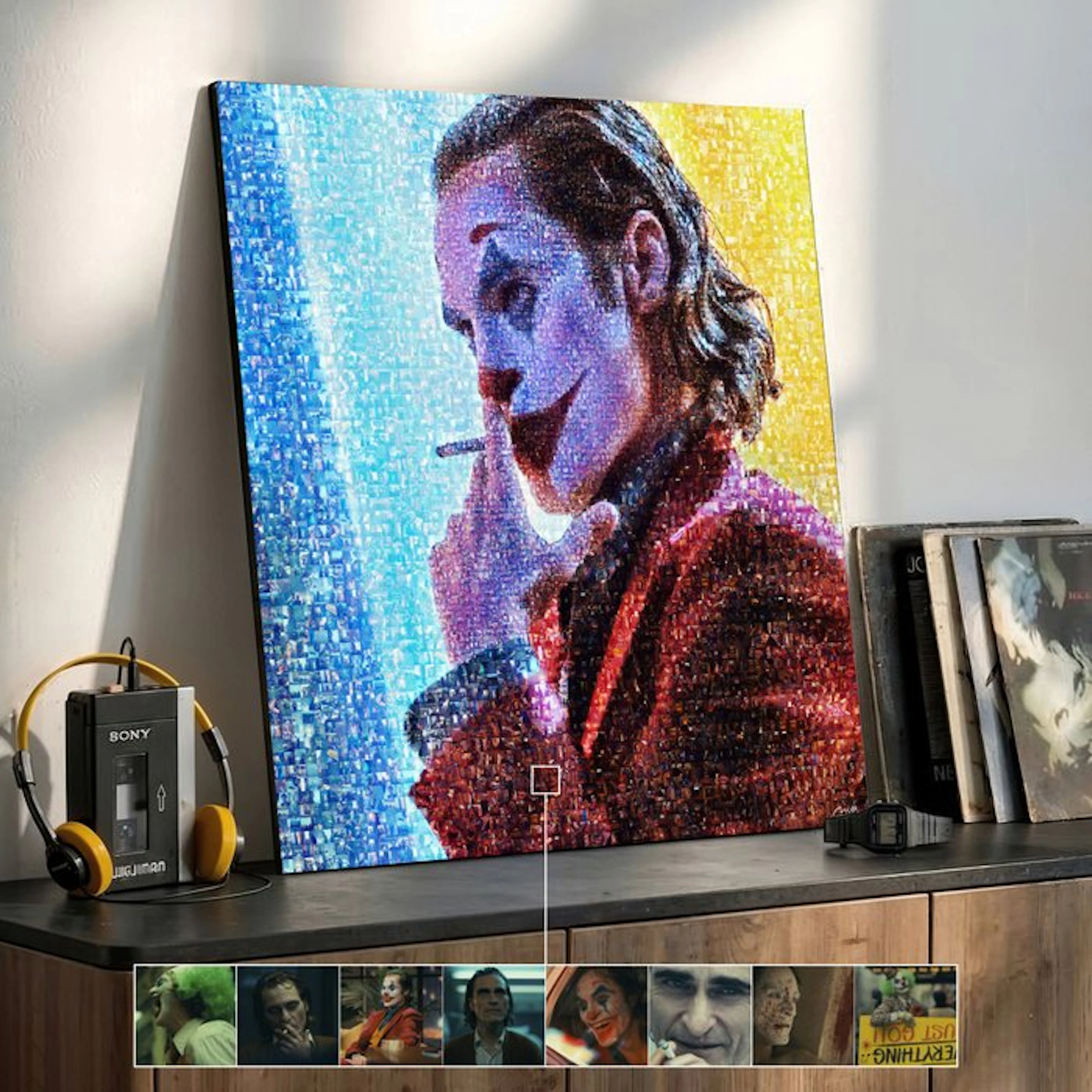 NicDA - JOKER . Masked Tragedy . Aluminium . No AI