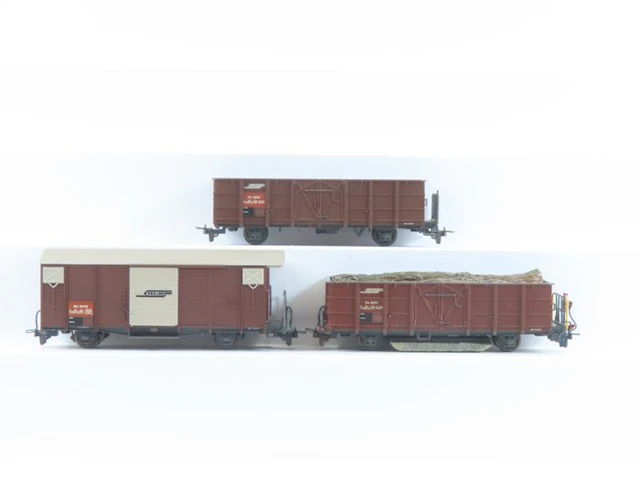 Bemo H0m - 2255 111/2251/2250 116 - Model train freight...