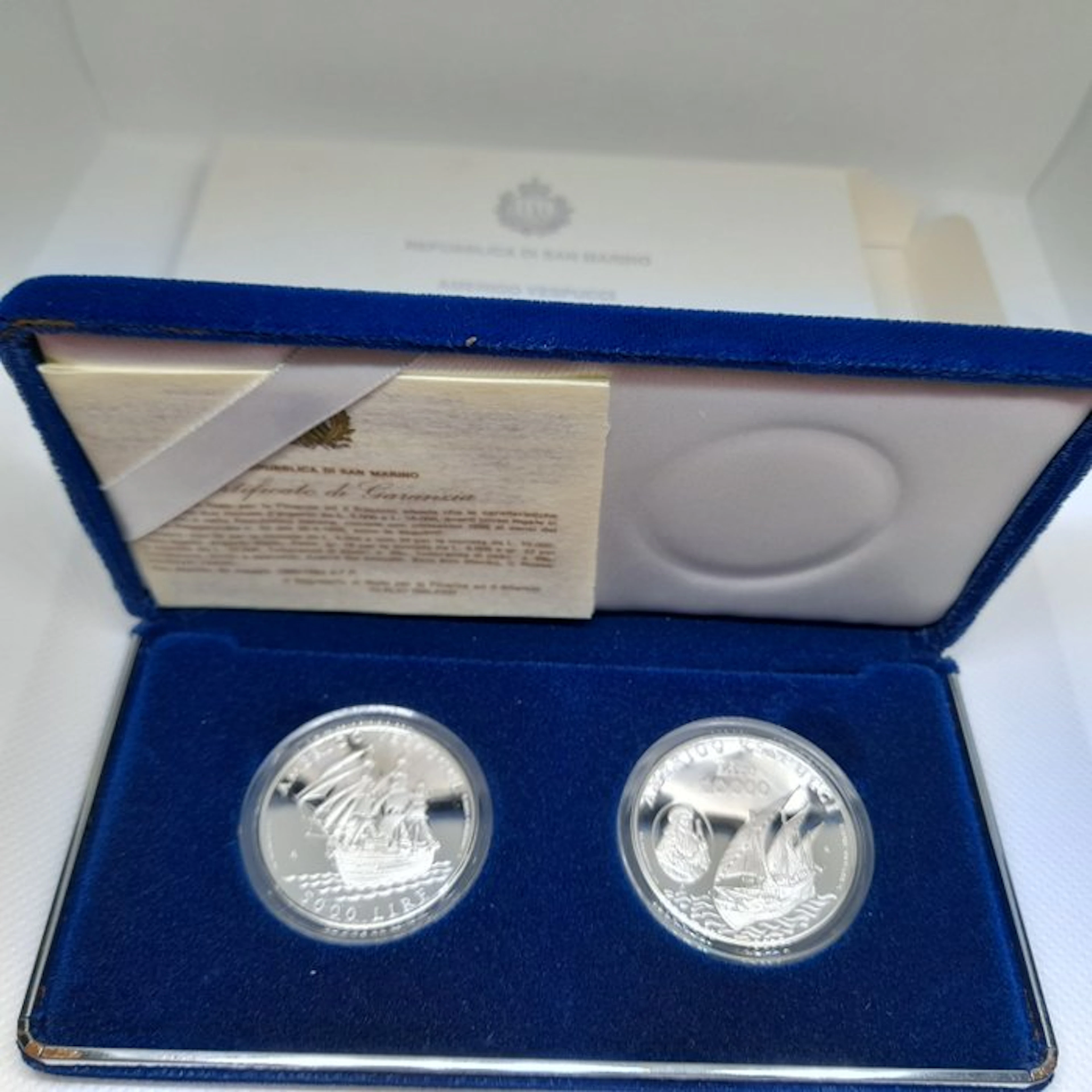 San Marino. 5.000/10.000 Lire 1995 Proof (No reserve price)