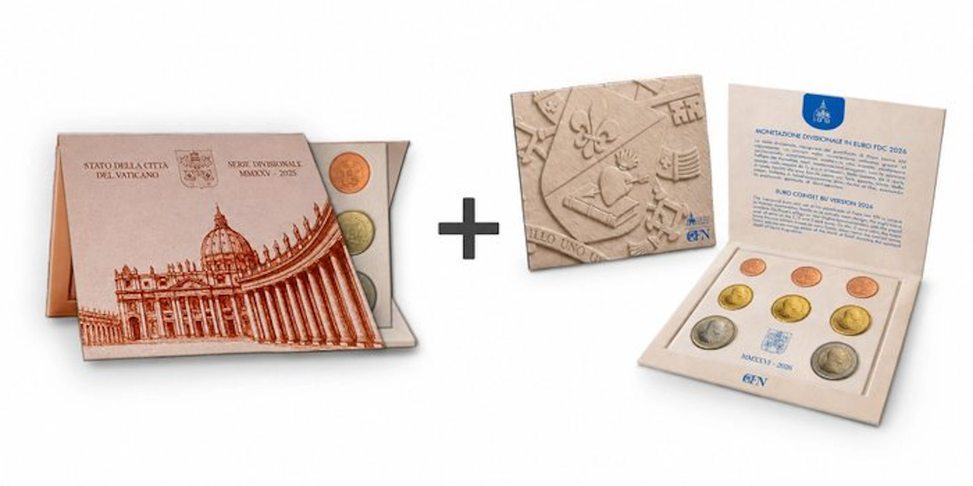 Vatican. Year Set (BU) 2025/2026 (2 sets) (No reserve price)