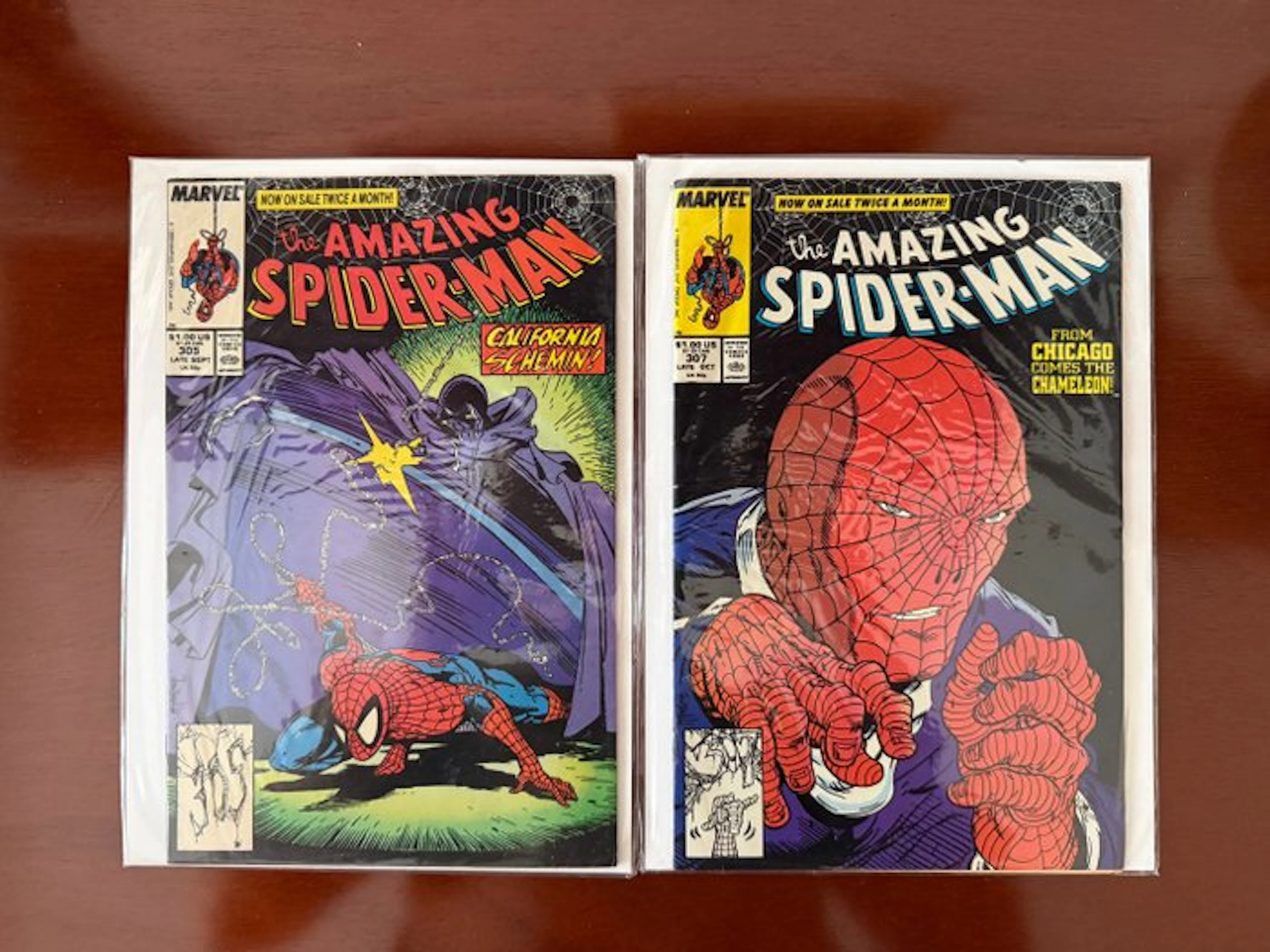The Amazing Spider-Man 305, 307 - The Amazing Spider-Man - 2 Comic