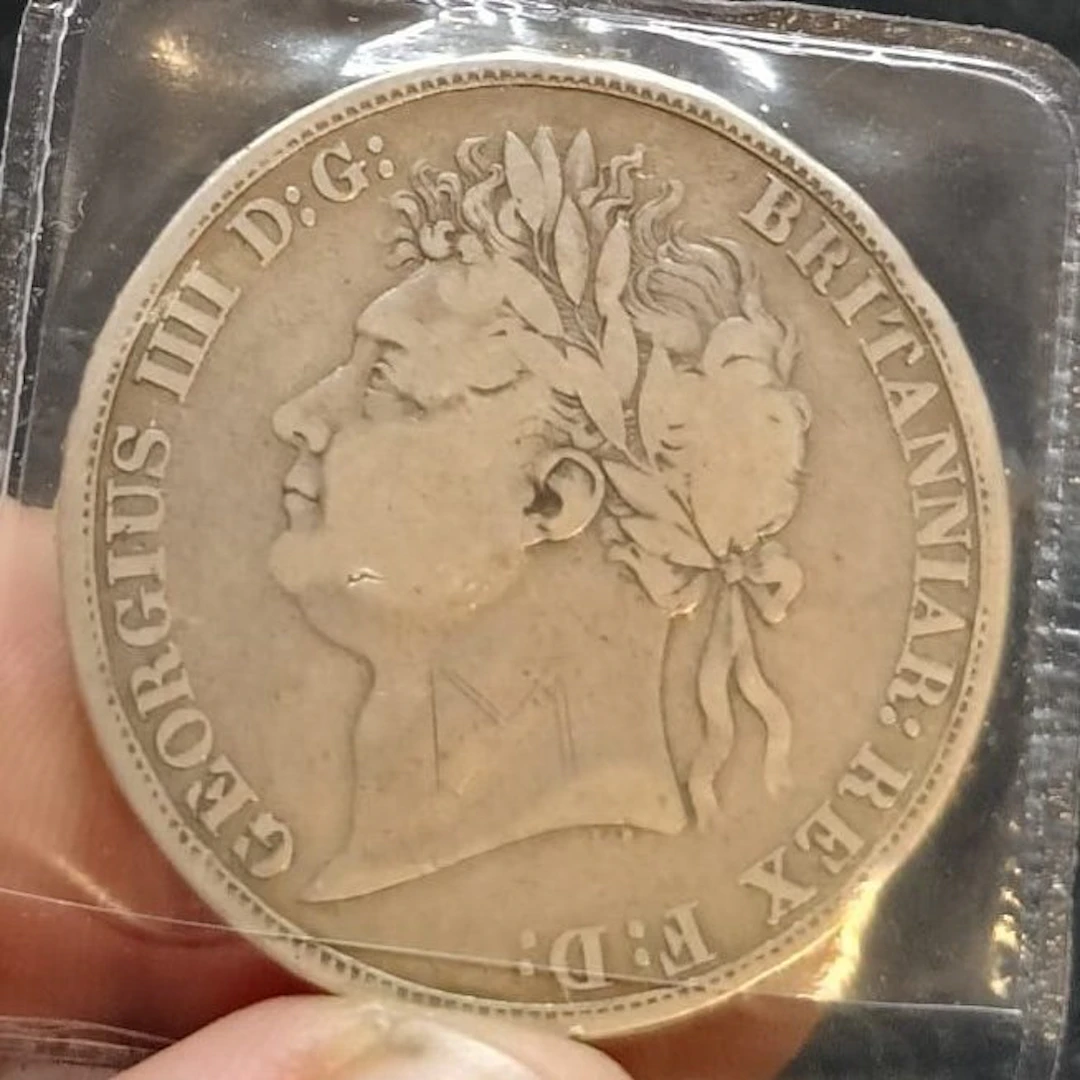United Kingdom. George IV. Crown 1821 (No reserve price)