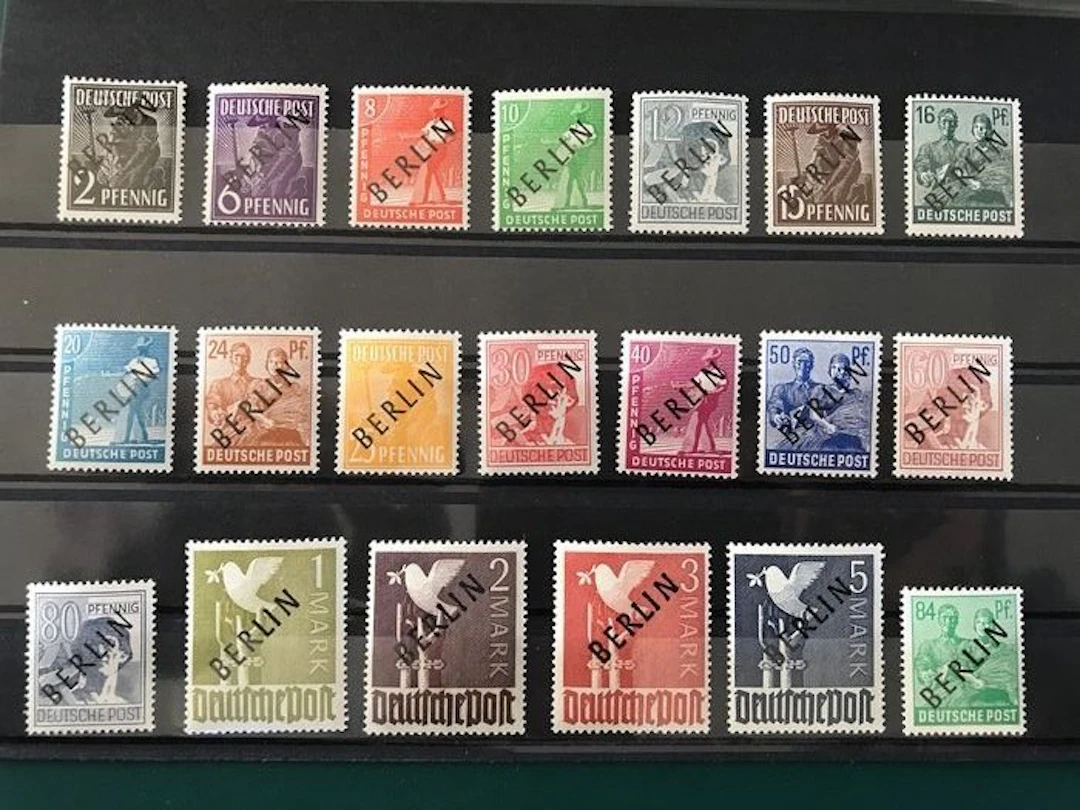 Berlin 1949 - Black overprint - MNH - Michel 1/20