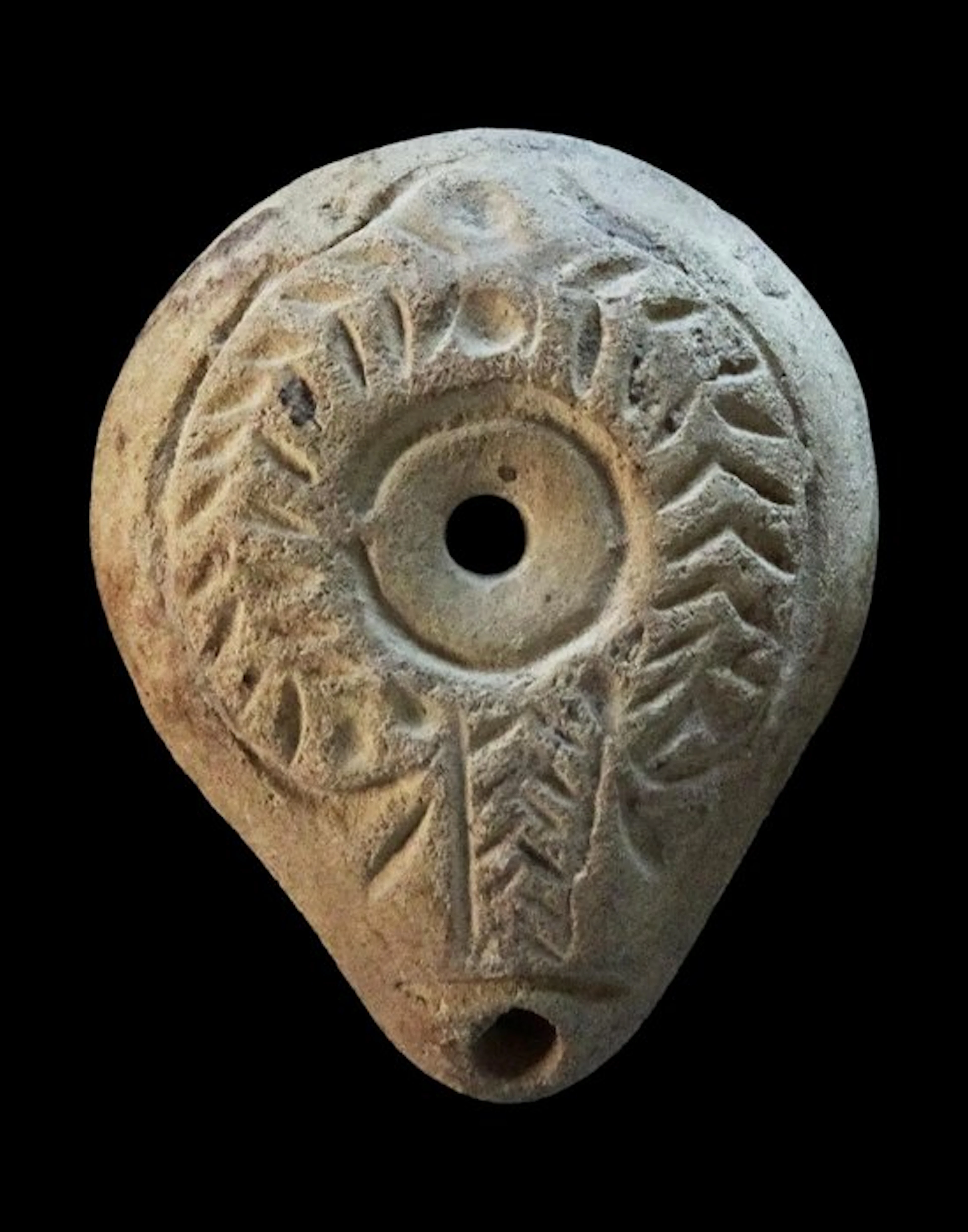 Ancient Egyptian - Frog-shaped ceramic oil lamp - 3rd Century (No