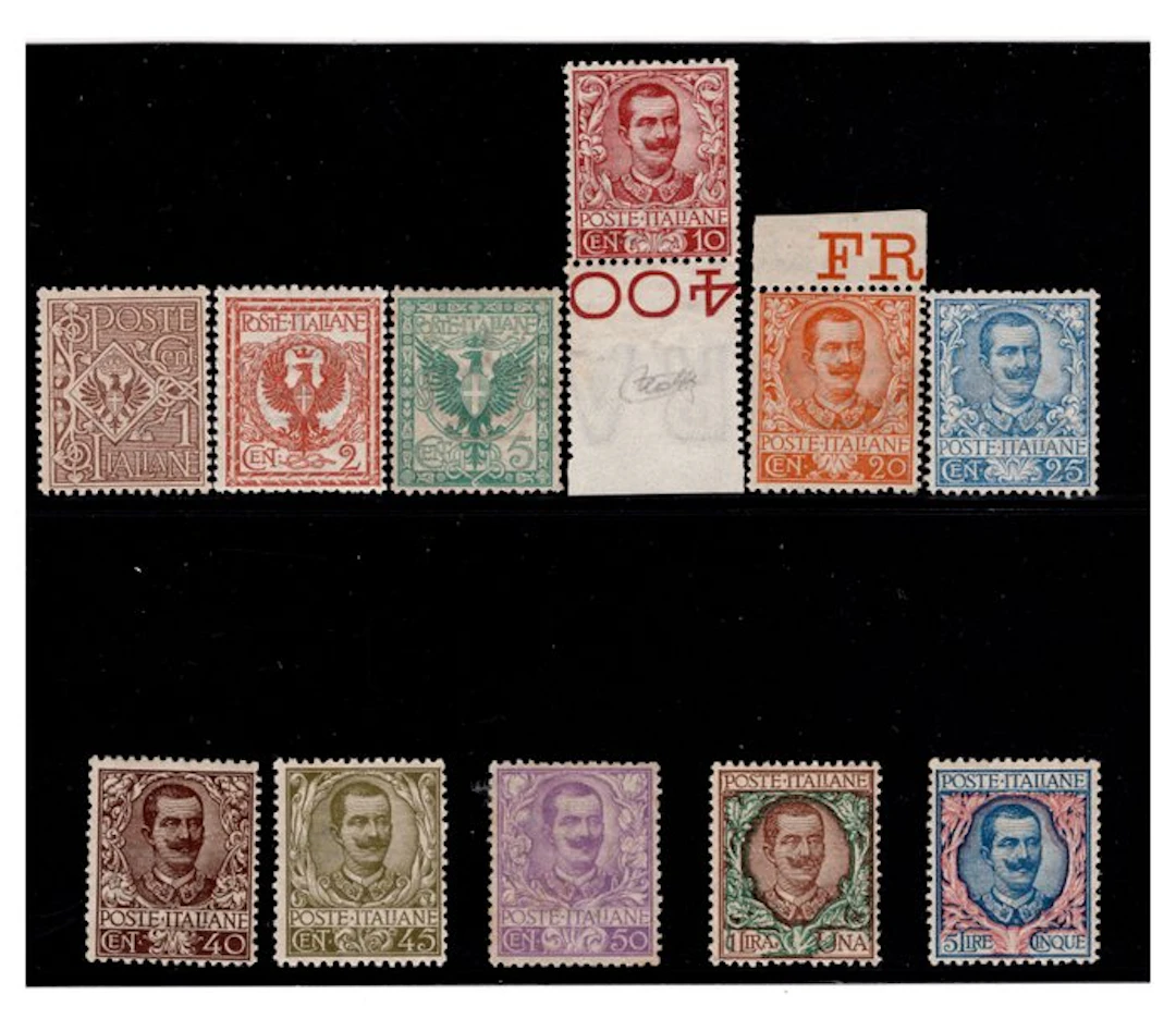 Italy Kingdom 1901/1901 - Floral: complete series