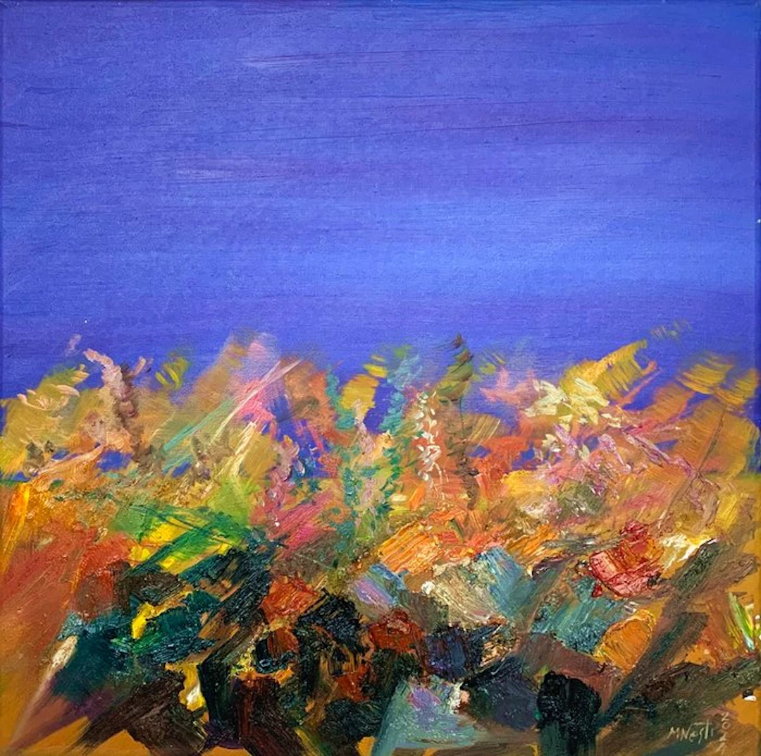 Massimo Nesti (1967) - Vegetazione al tramonto