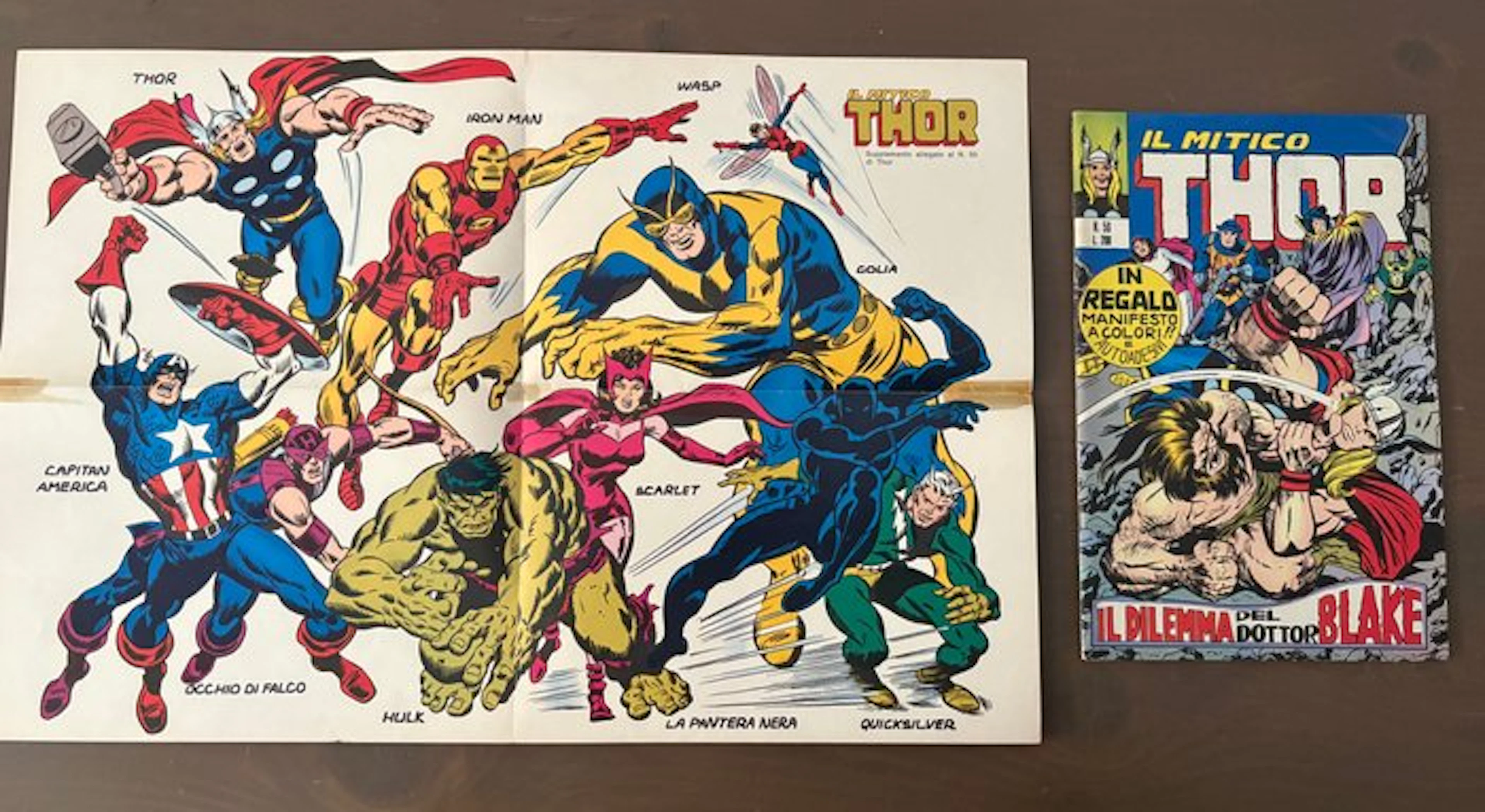 Thor n. 50 con poster - Editoriale Corno - 1 Comic - First edition - 1974