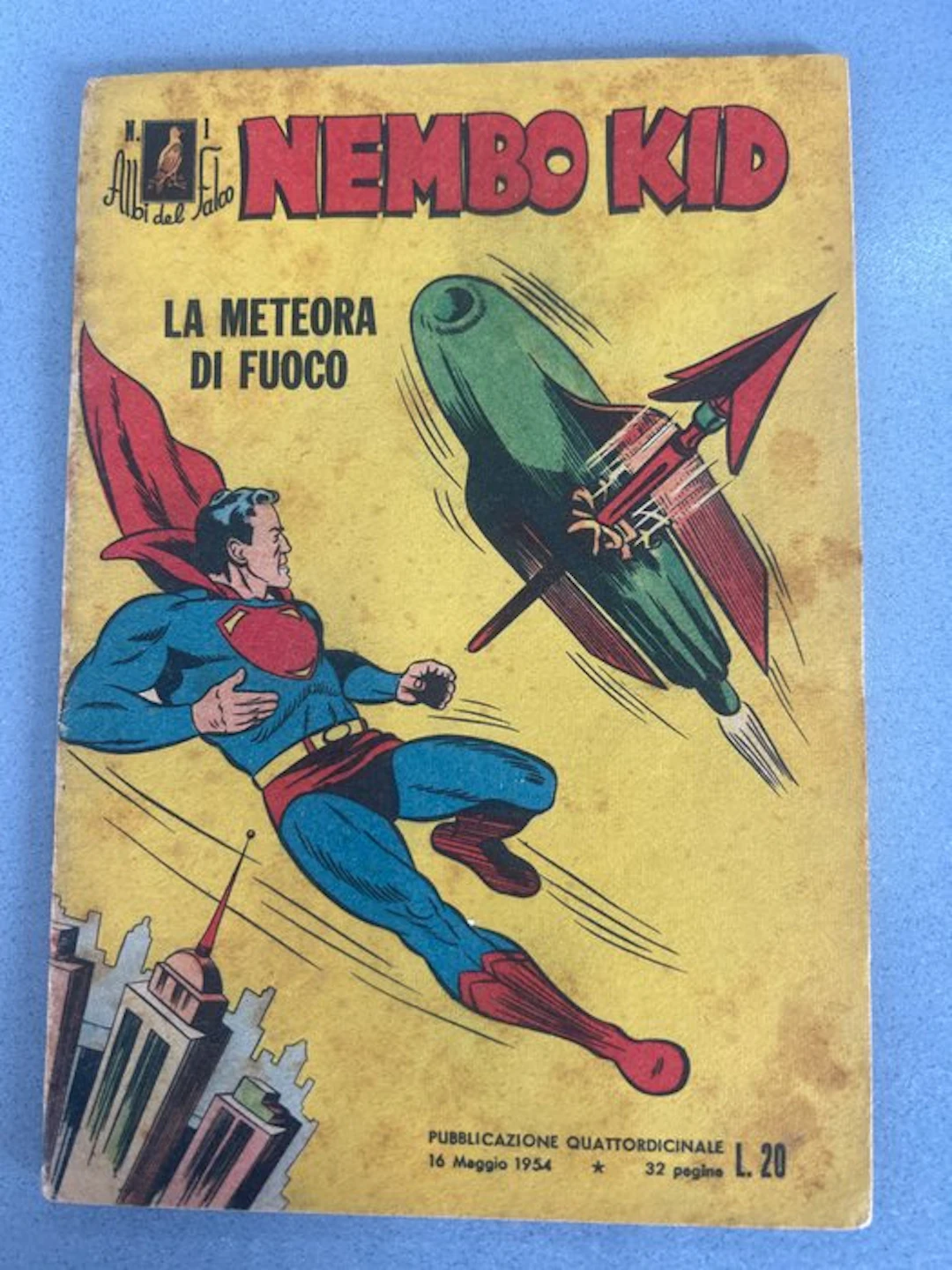 Albi Del Falco 1/30 - Nembo Kid/Superman - 30 Comic - First edition - 1954