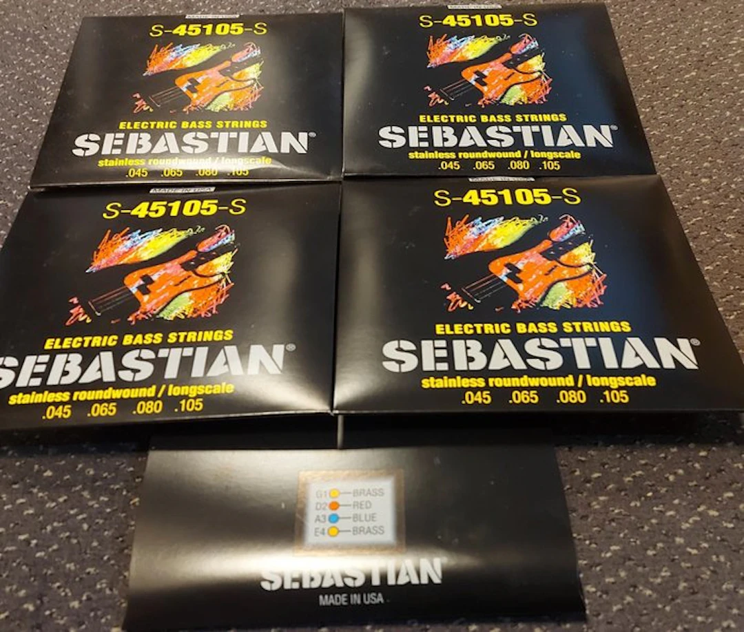 Sebastian S-45105-S - 5 Sets Bass Strings For 4-String -...