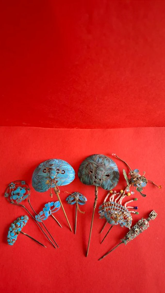 Hair ornament (10) - Ijsvogel Ornaments - China