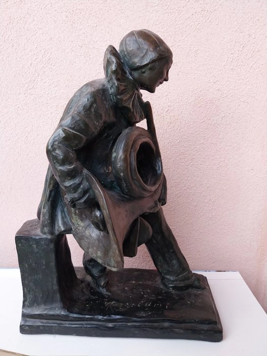 Enrico Mazzolani - Figurine - Pierrot musicista - Ceramic