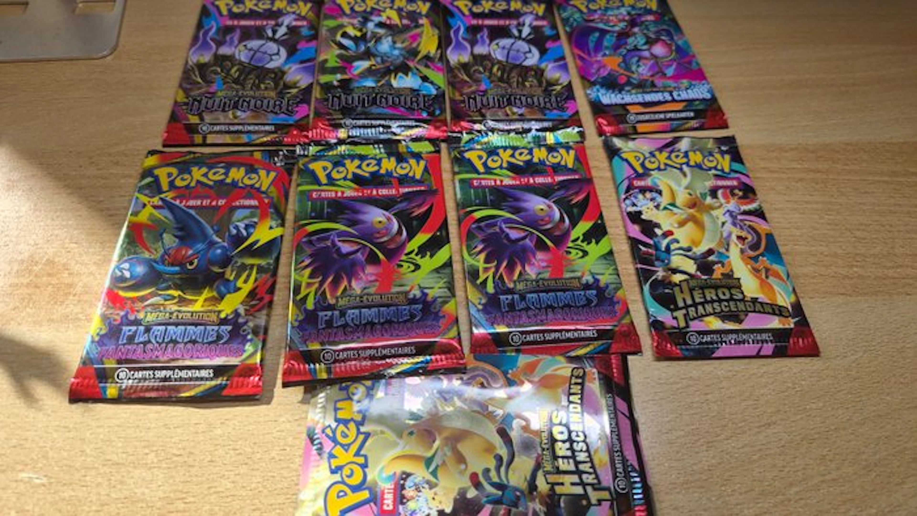 Pokémon - 9 Booster pack - Various sets