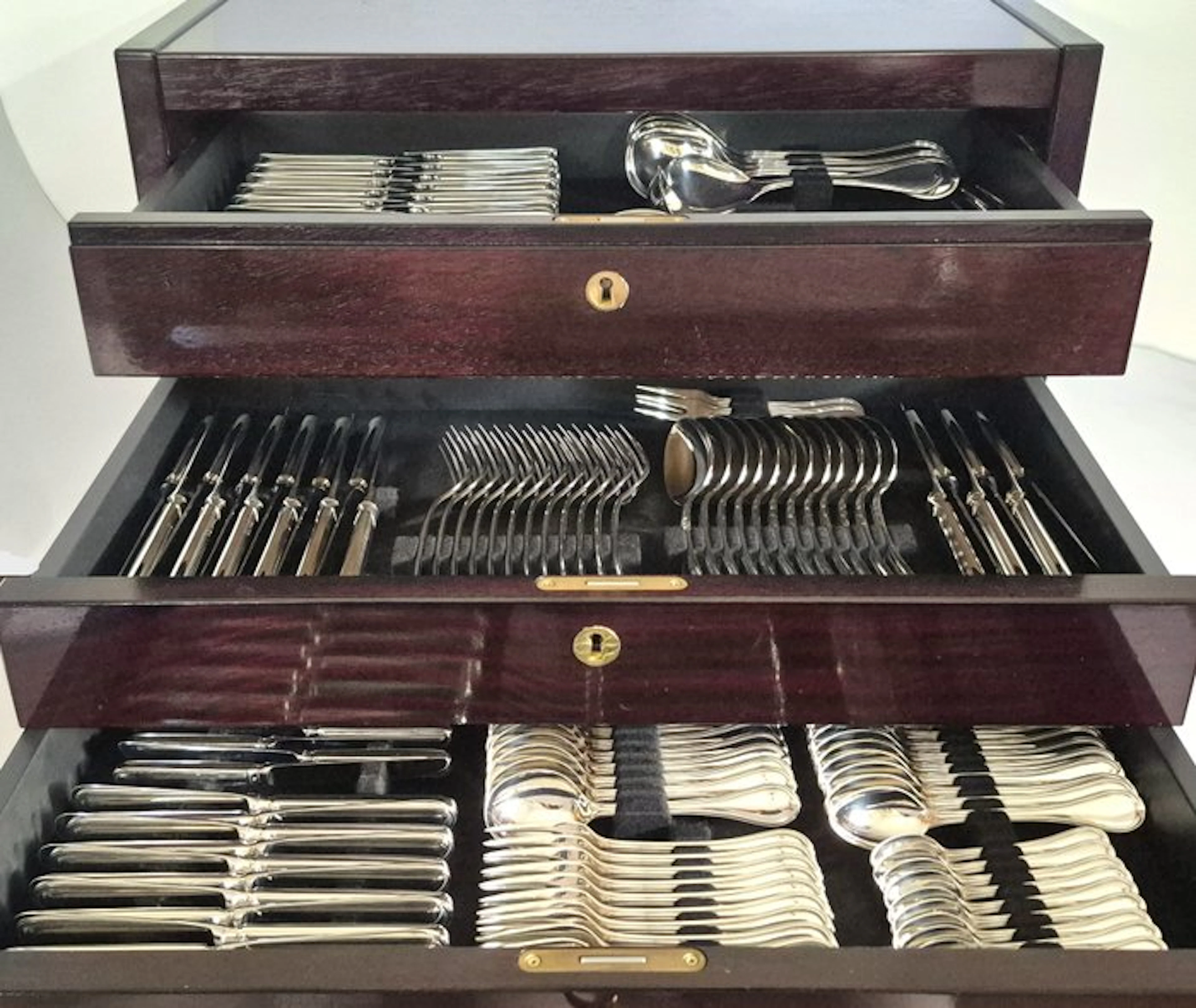 Robbe & Berking - Cutlery set for 12 (155) - complete in...