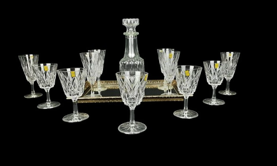 Reims - VMC-Reims - Drinking set (12) - Rock crystal