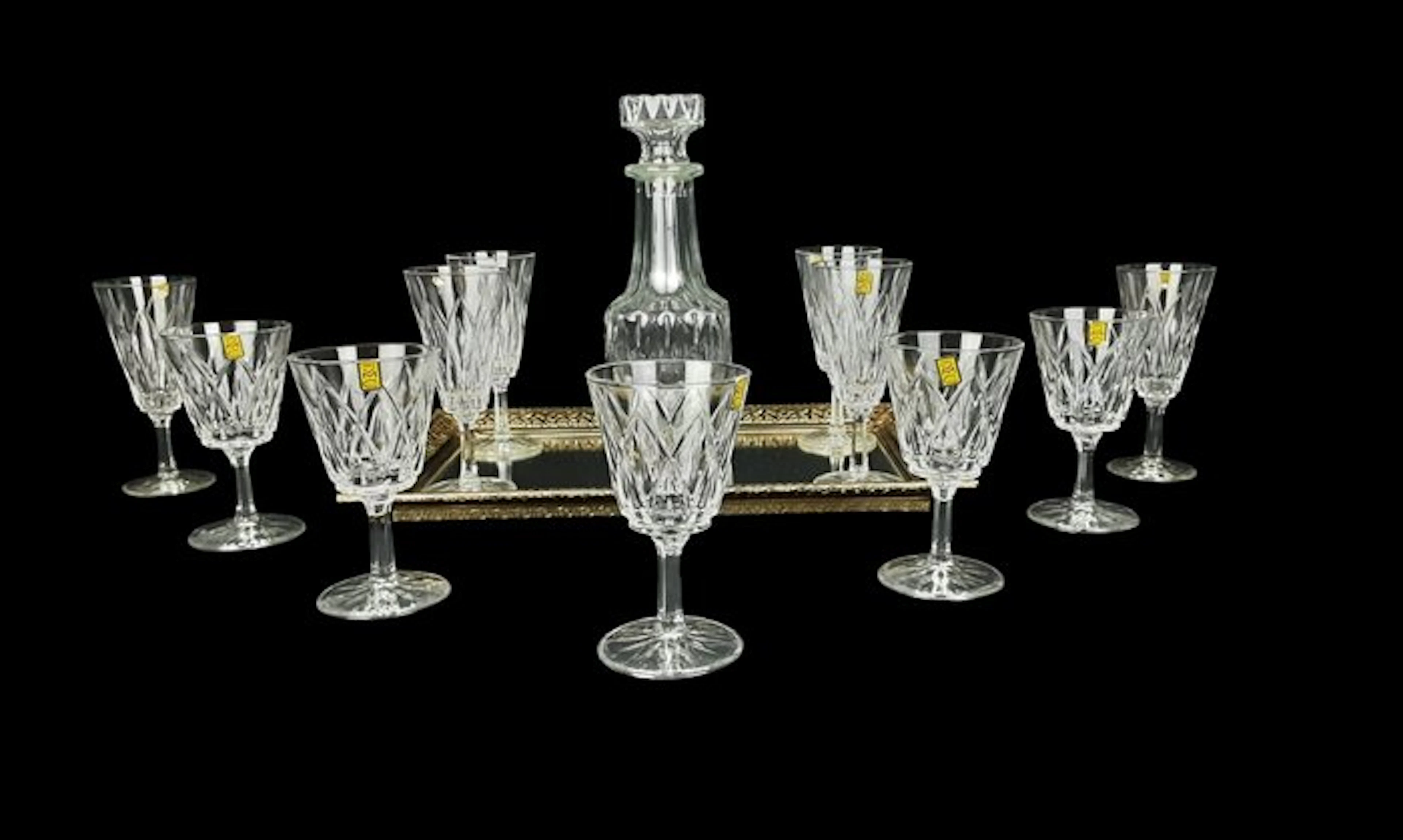 Reims - VMC-Reims - Drinking set (12) - Rock crystal