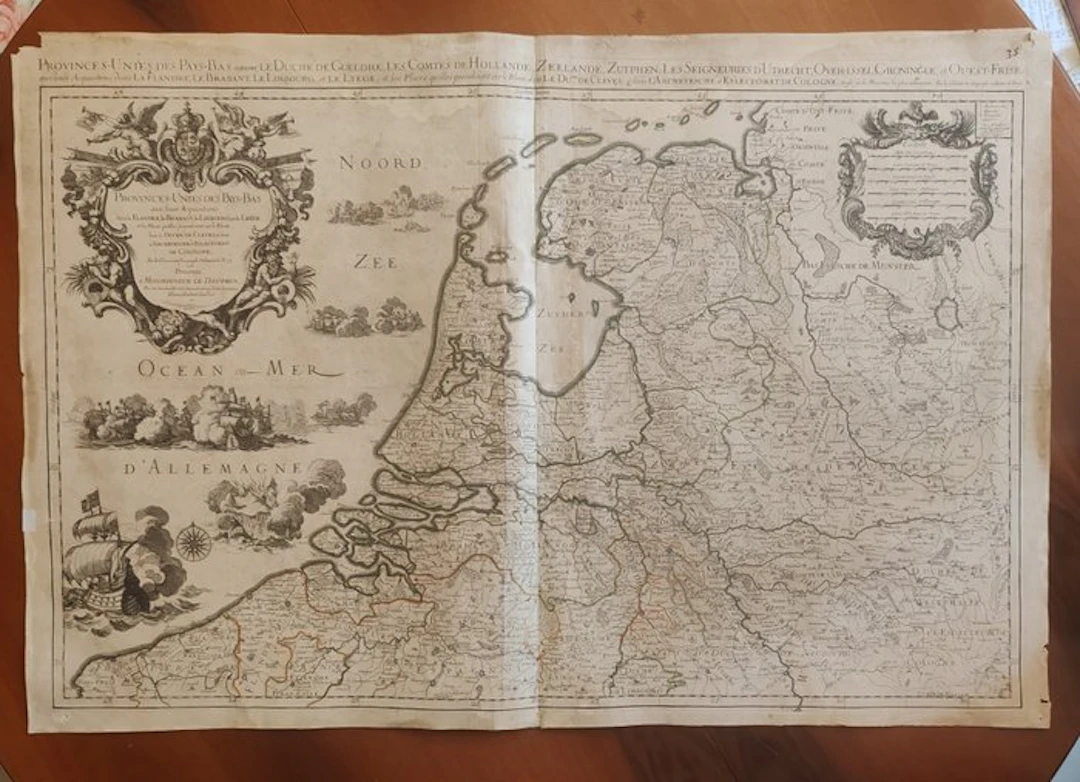 Netherlands - Seven United Provinces; Sanson - Jaillot...