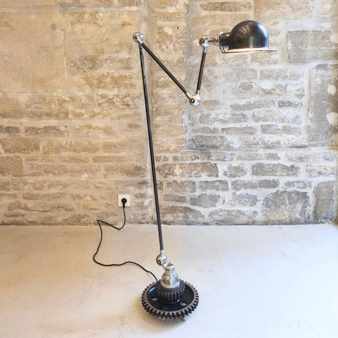 Jielde - Jean-Louis Domecq - Floor lamp - Loft - Metal, Chrome, Steel