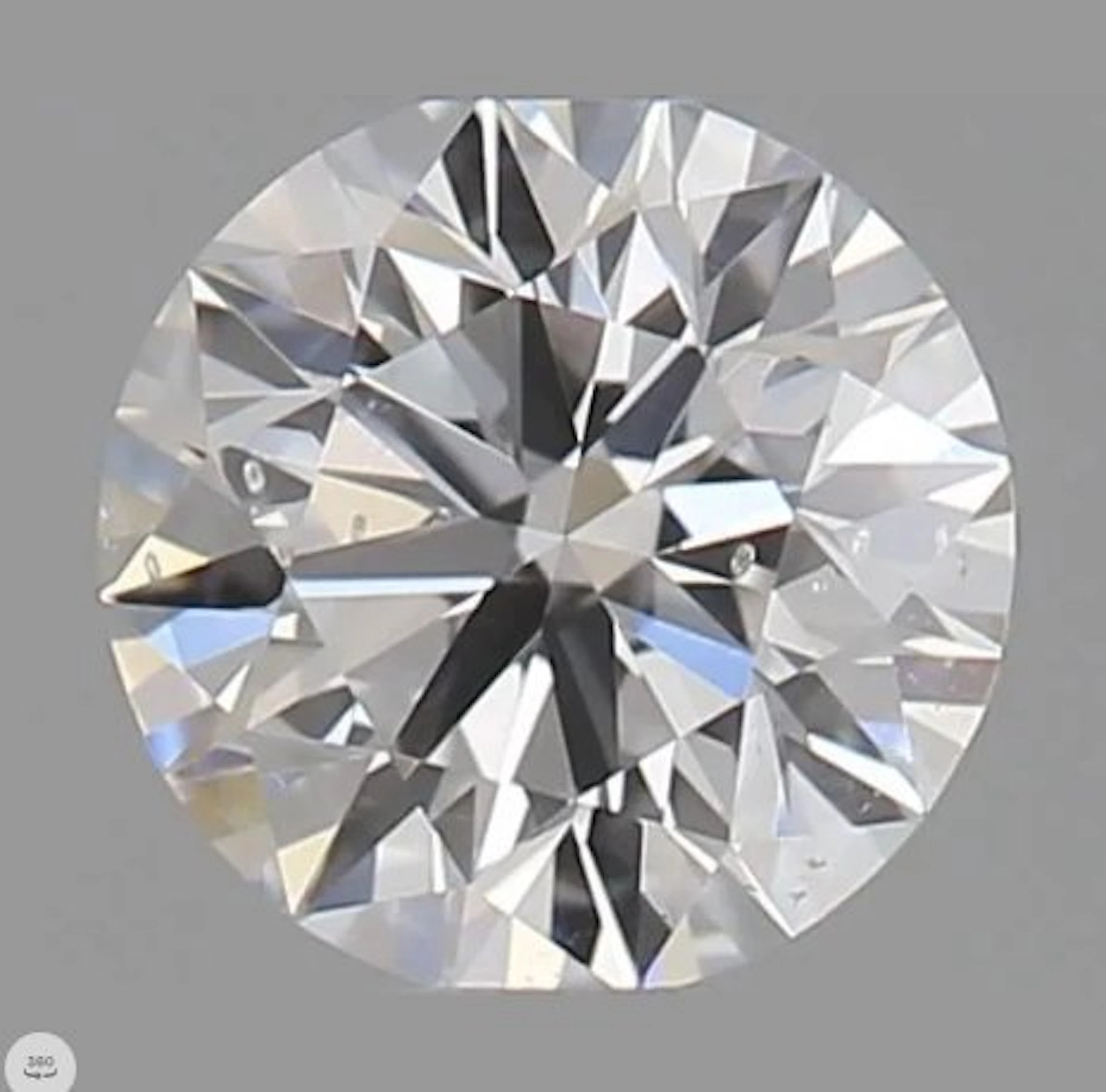 1 pcs Diamond (Natural) - 0.30 ct - Round - D...