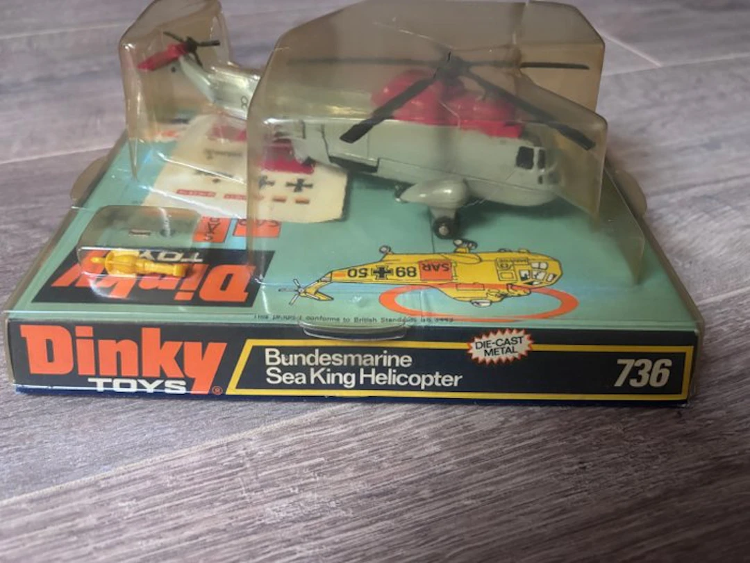 Dinky Toys - Model car - Bundesmarine Sea King Helicopter 736