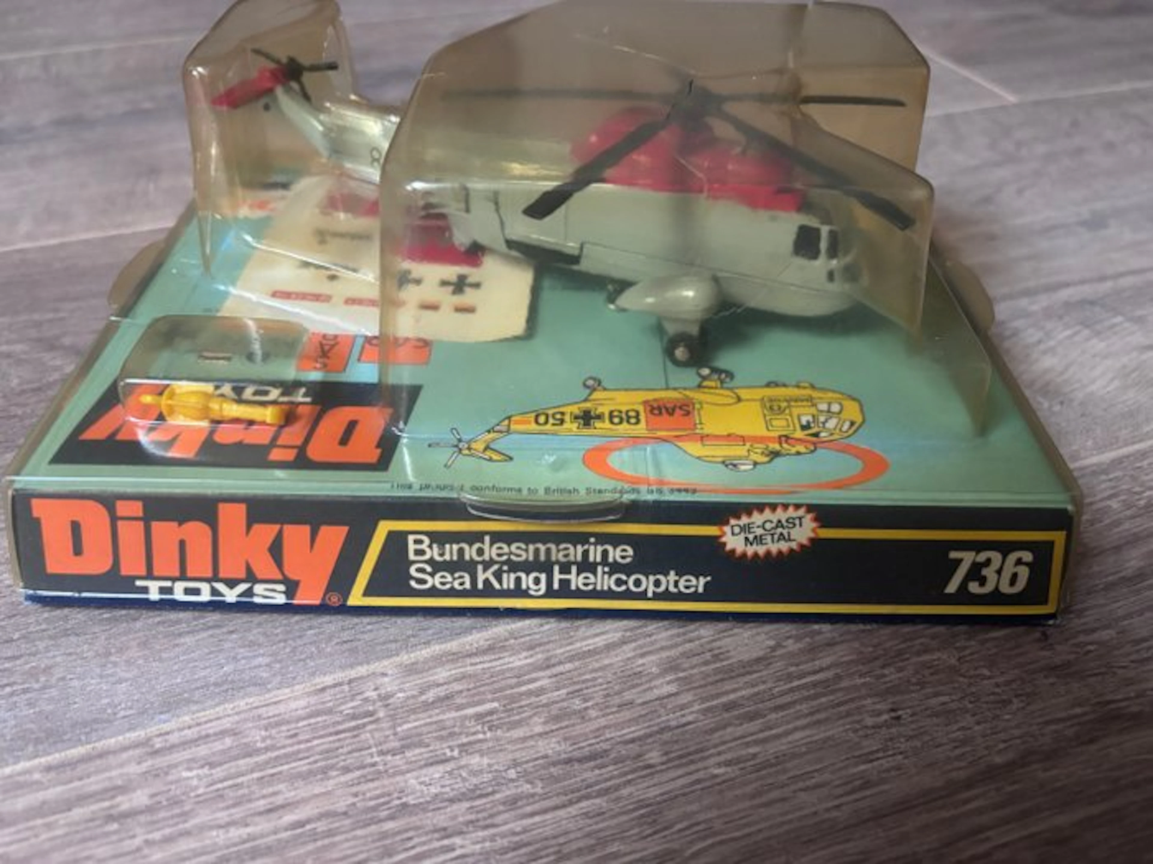 Dinky Toys - Model car - Bundesmarine Sea King Helicopter 736