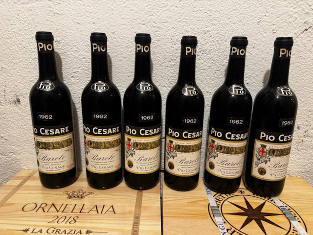 1962 Pio Cesare - Barolo - 6 Bottles (0.75L)