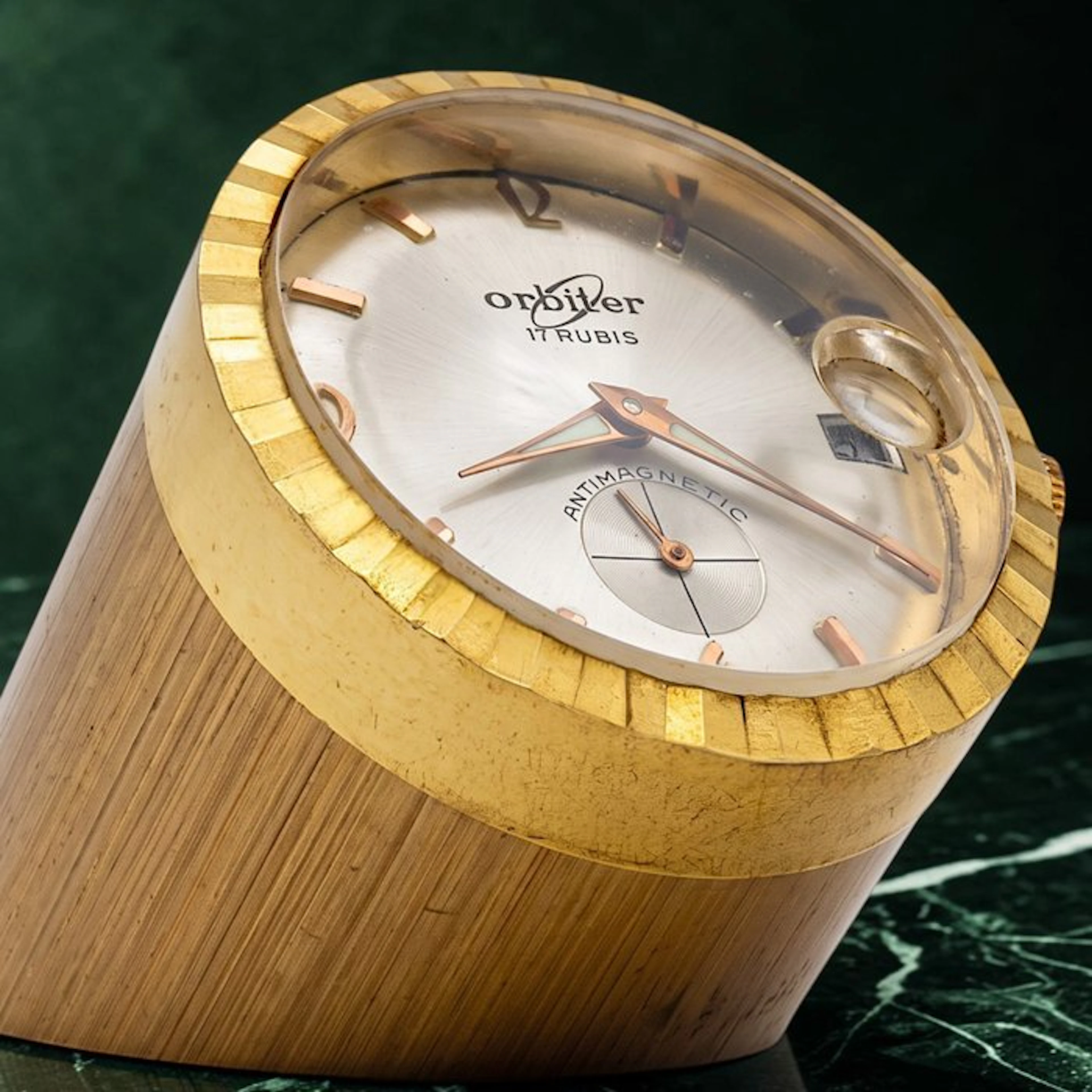 Mantel clock - Orologio Vintage Orbiter 17 Rubis...
