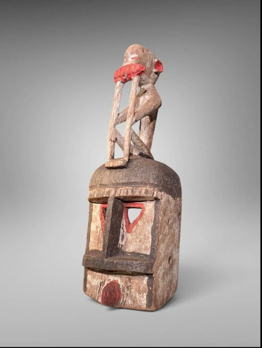 Exceptional Dogon mask - mask representing a monkey...