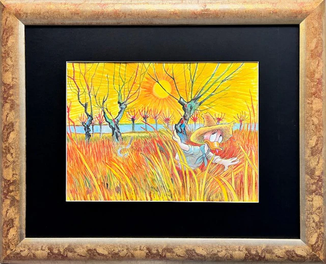 Tony Fernandez - Original colour drawing - Acrylic on...