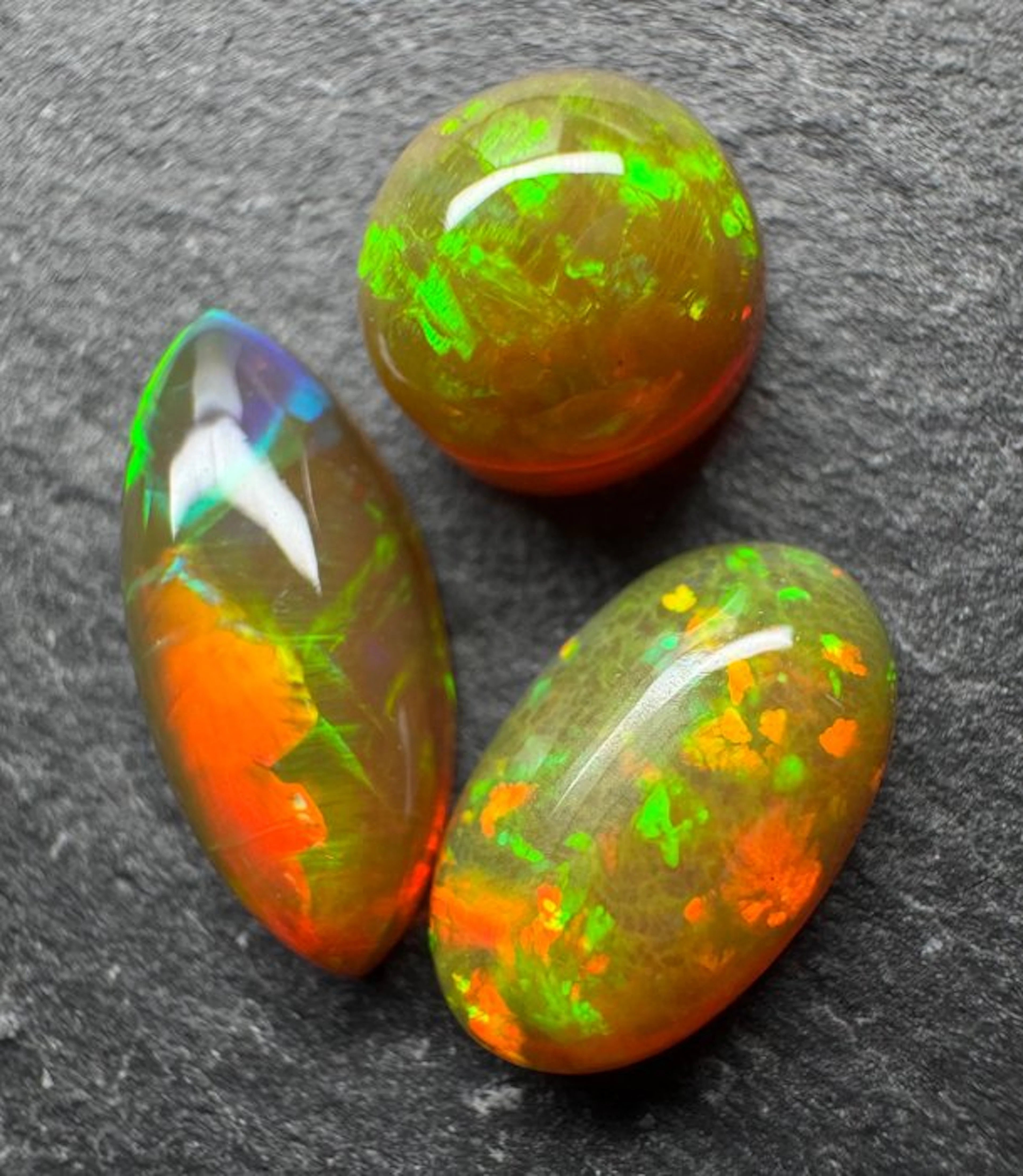Opal Cabochons- 1.03 g - (3)