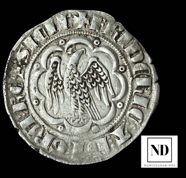 Kingdom of Aragon. Frederic III. Pirral 1296/1337 - Sicília