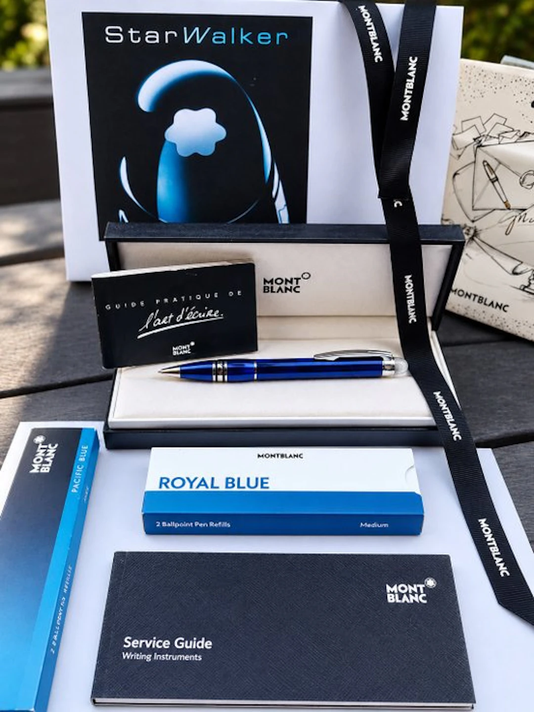 Montblanc - Starwalker Cool Blue Line - Roller ball pen