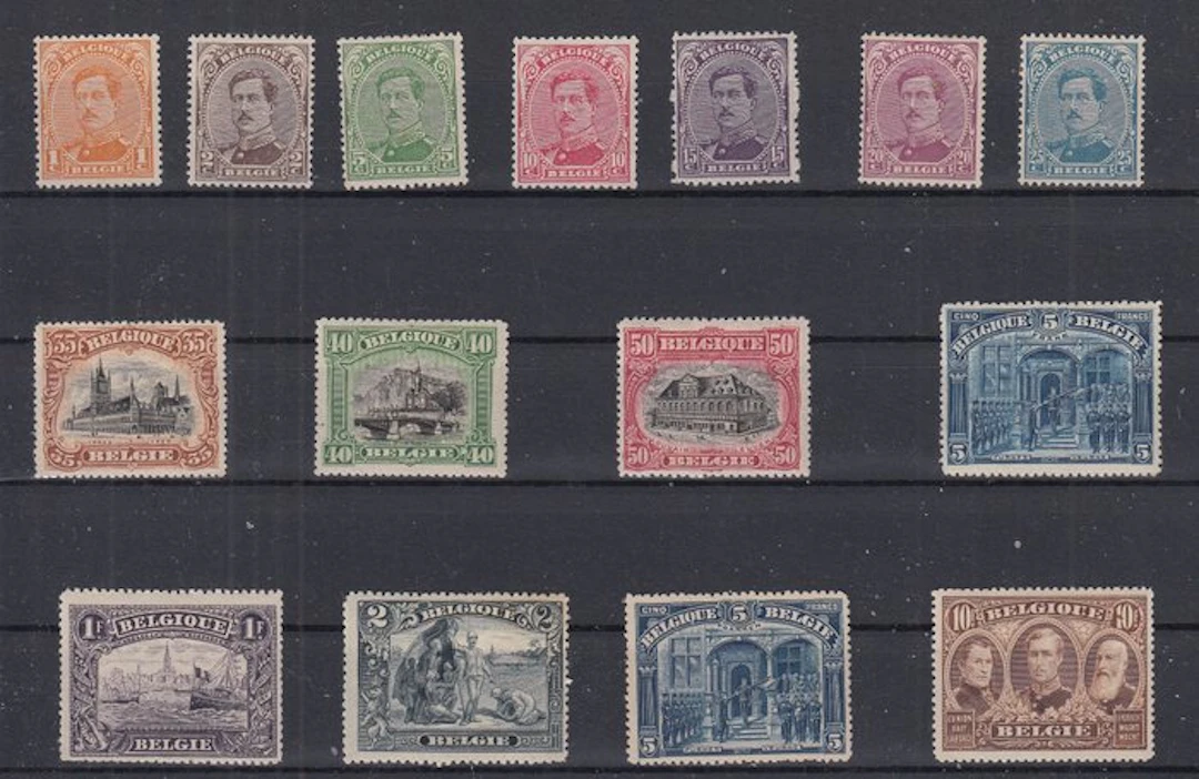 Belgium 1915 - Issue 1915 - OBP : 135/149