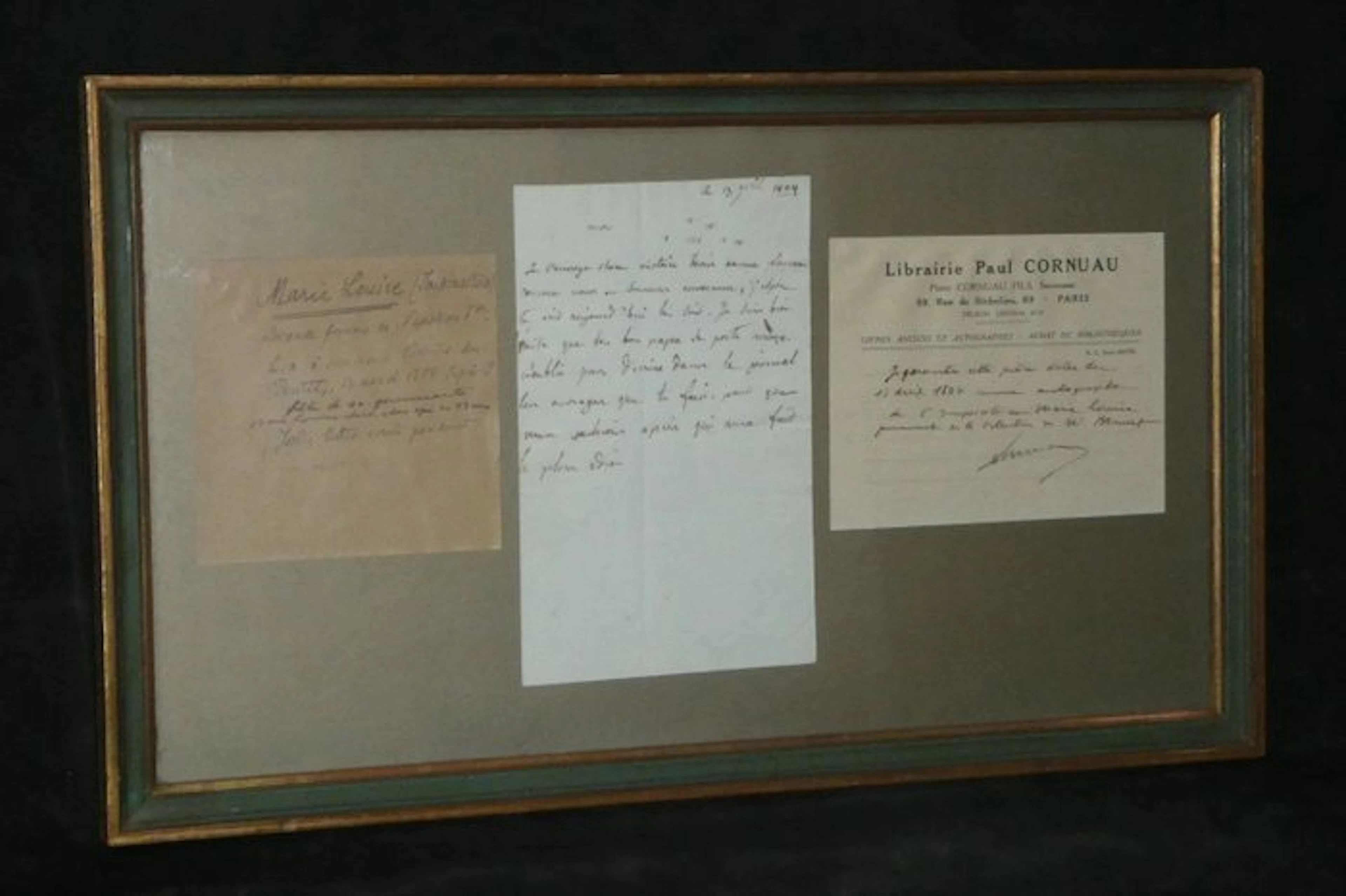 Marie-Louise d'Autriche - Lettre autographe d'enfance à...