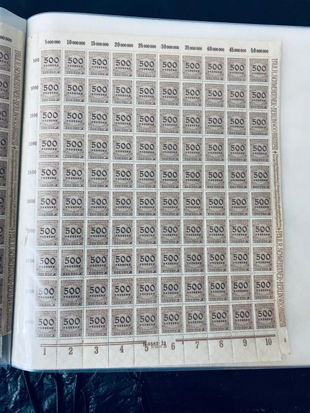 World - Complete collection of sheets: German Empire + ČSSR in folder