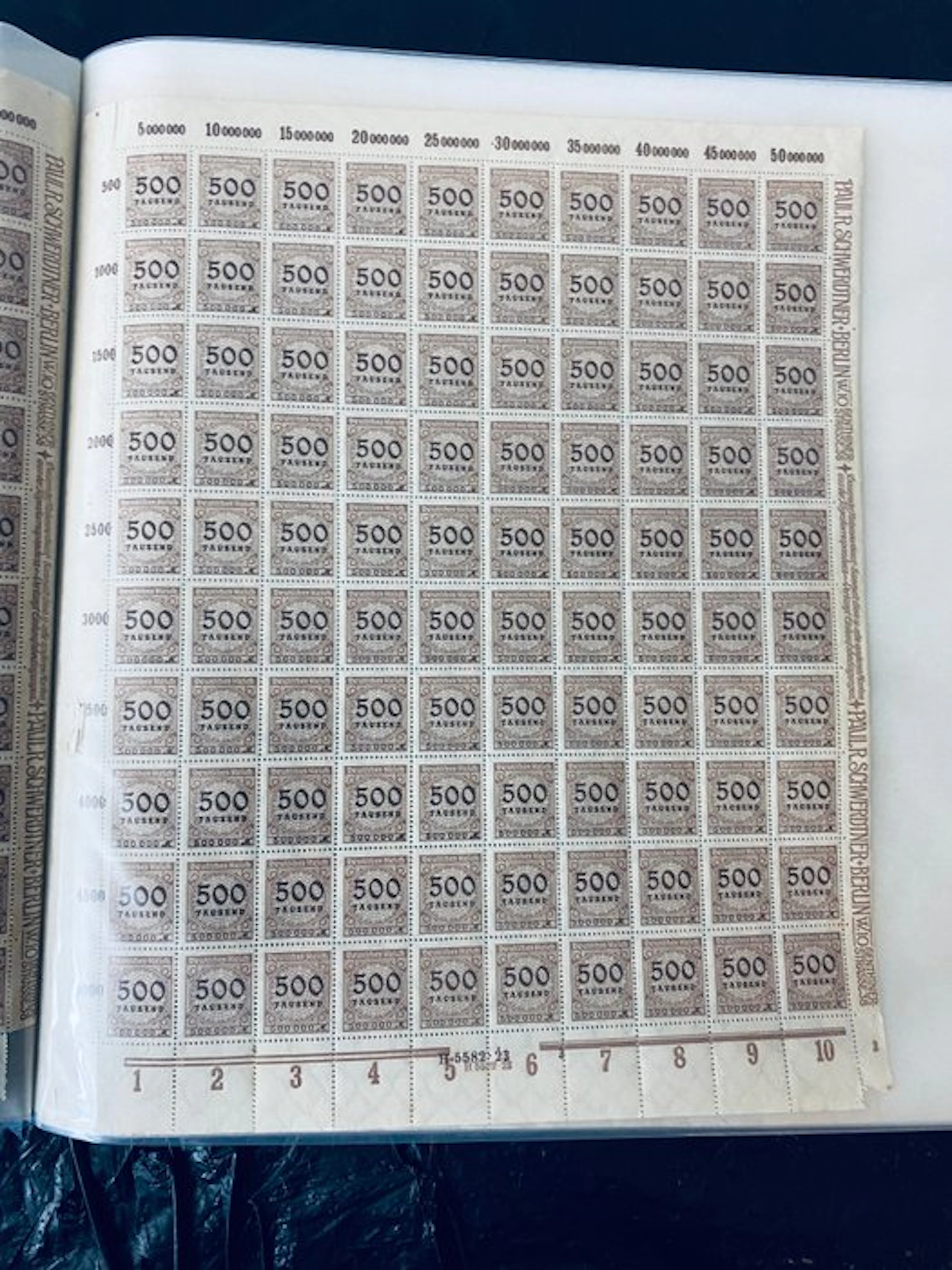 World - Complete collection of sheets: German Empire + ČSSR in folder