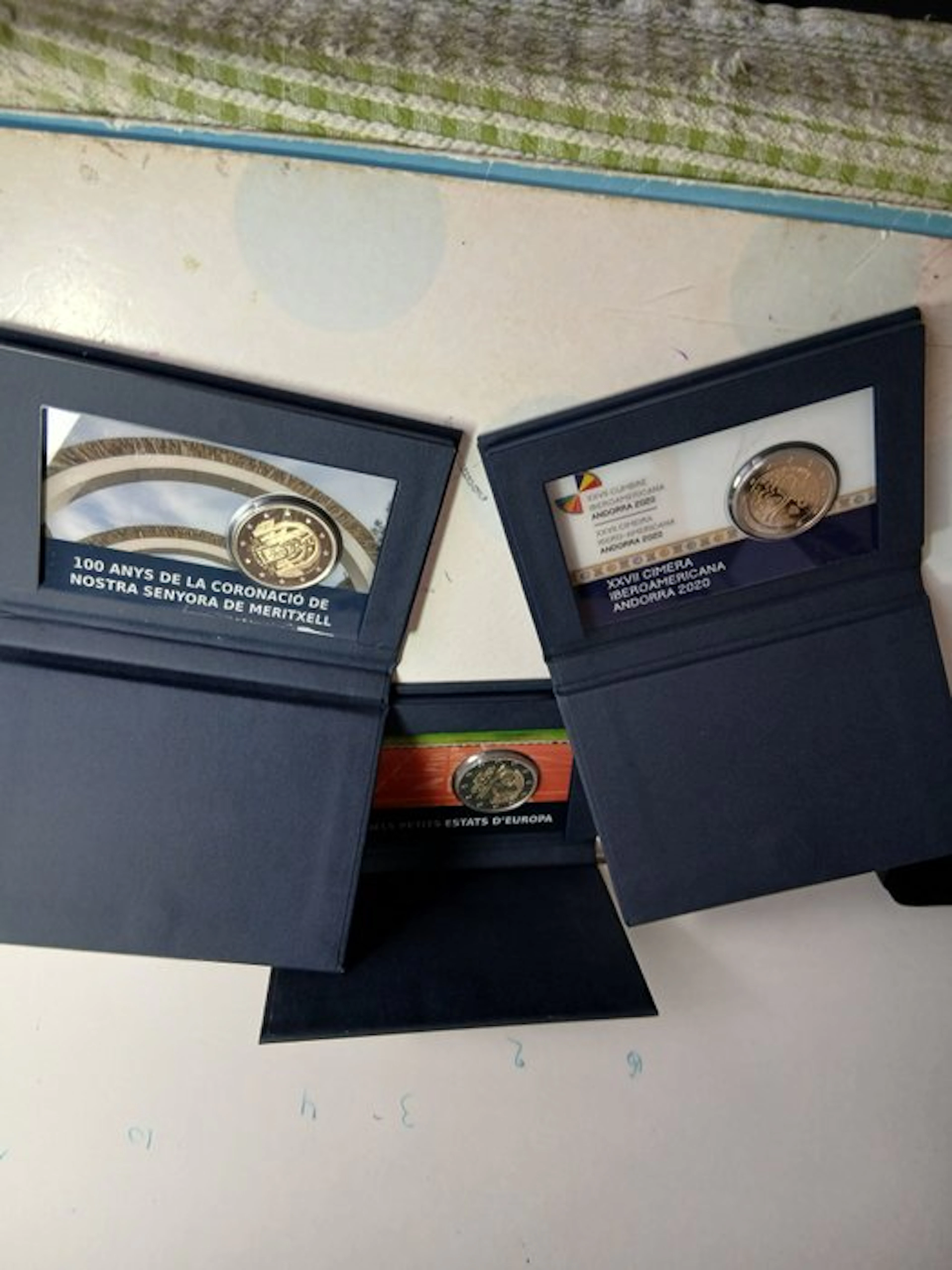 Andorra. 2 Euro 2020/2026 (3 coins) Proof (No reserve price)