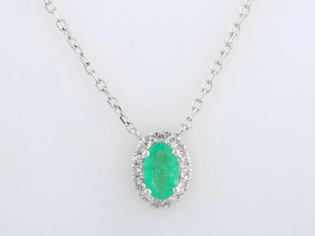 No reserve price - Necklace with pendant - 14 kt