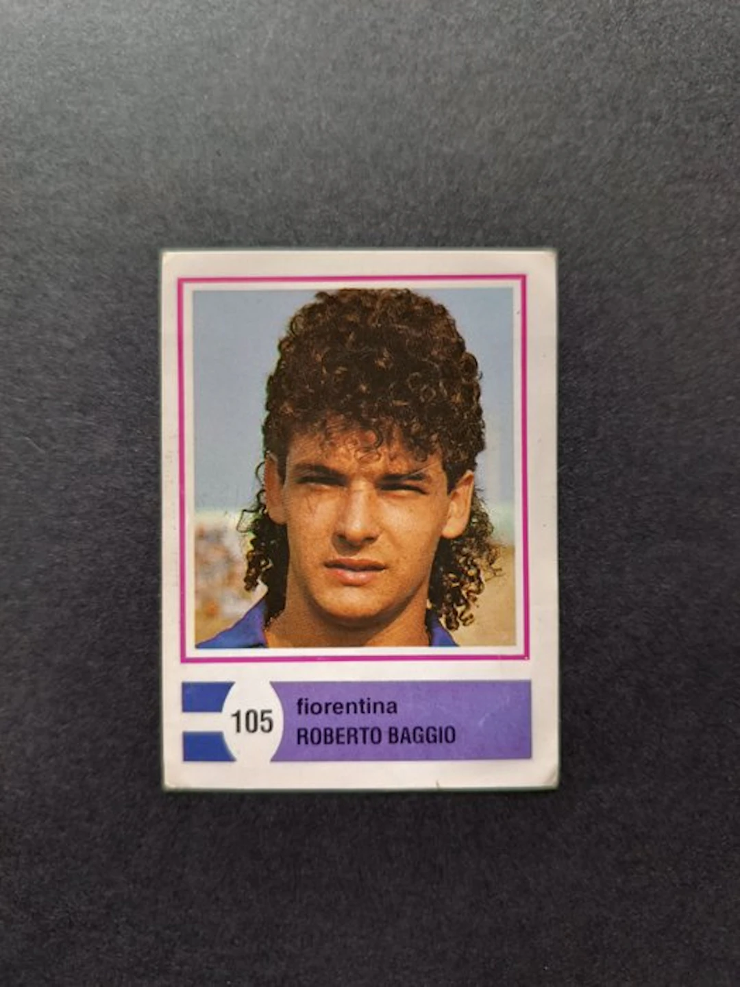 Panini Roberto Baggio - Fiorentina - Figurina n