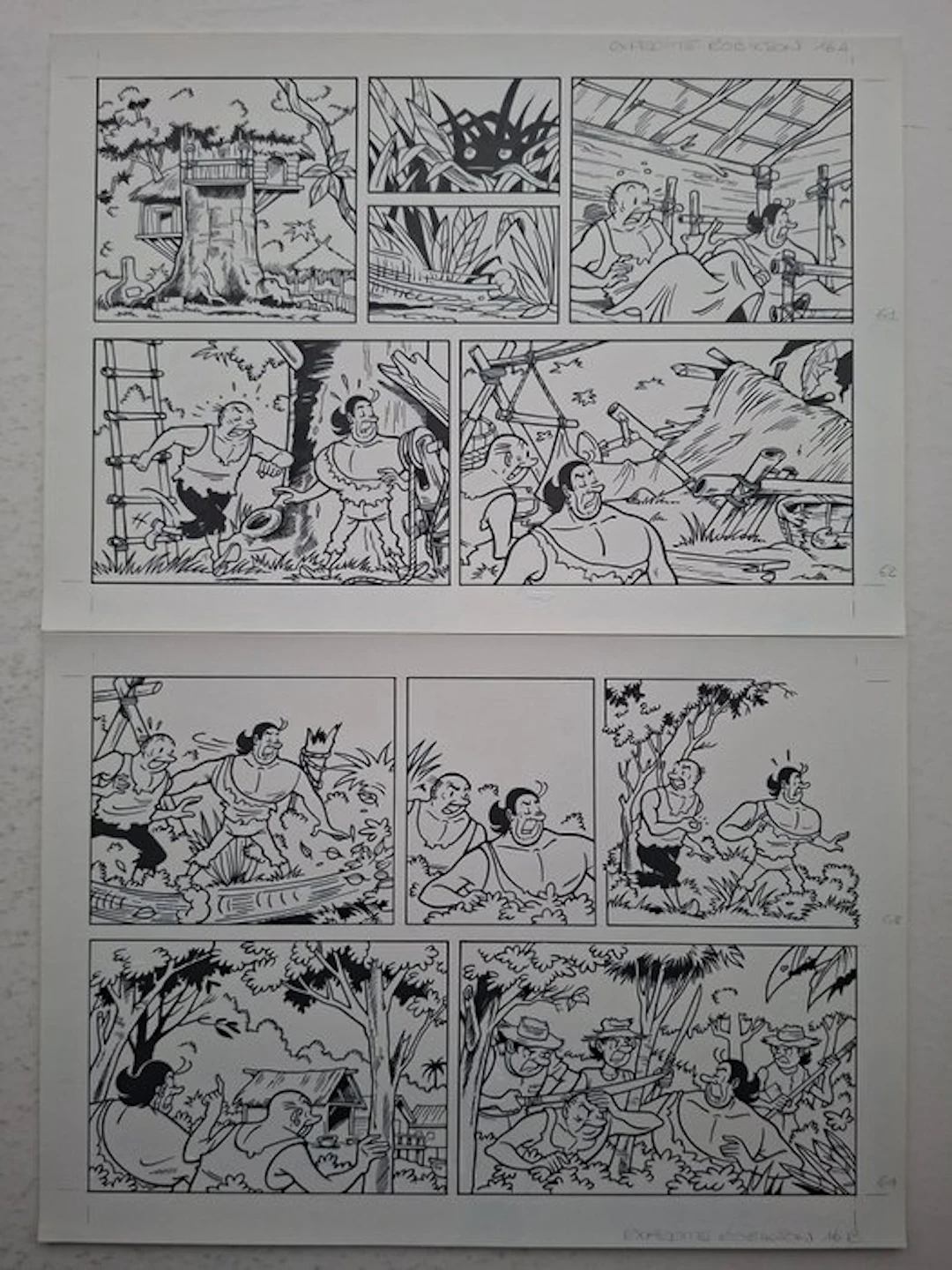 Luc Morjaeu - 1 Original page - Suske en Wiske...