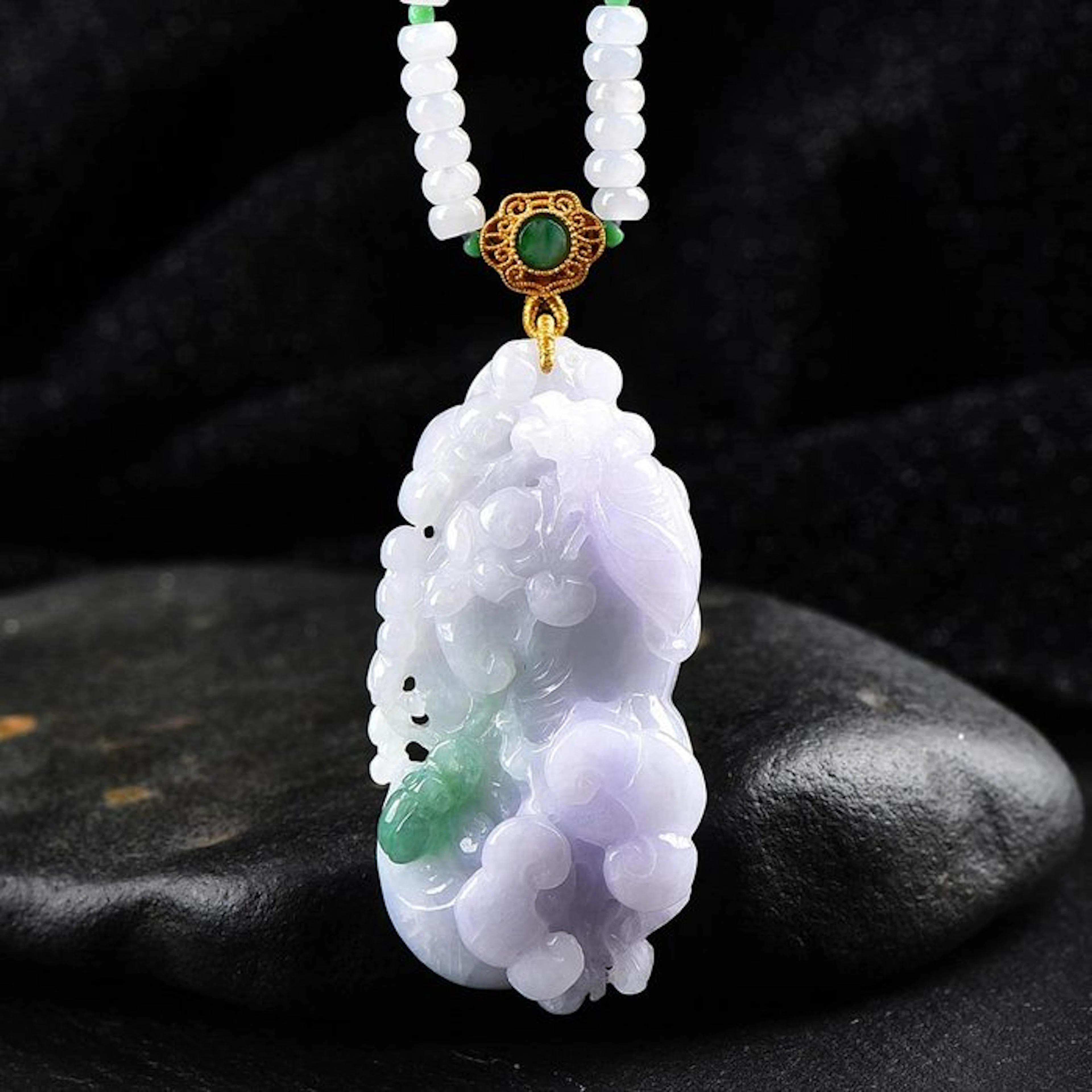ALGT Certified - Huge and Masterful Natural Jadeite...
