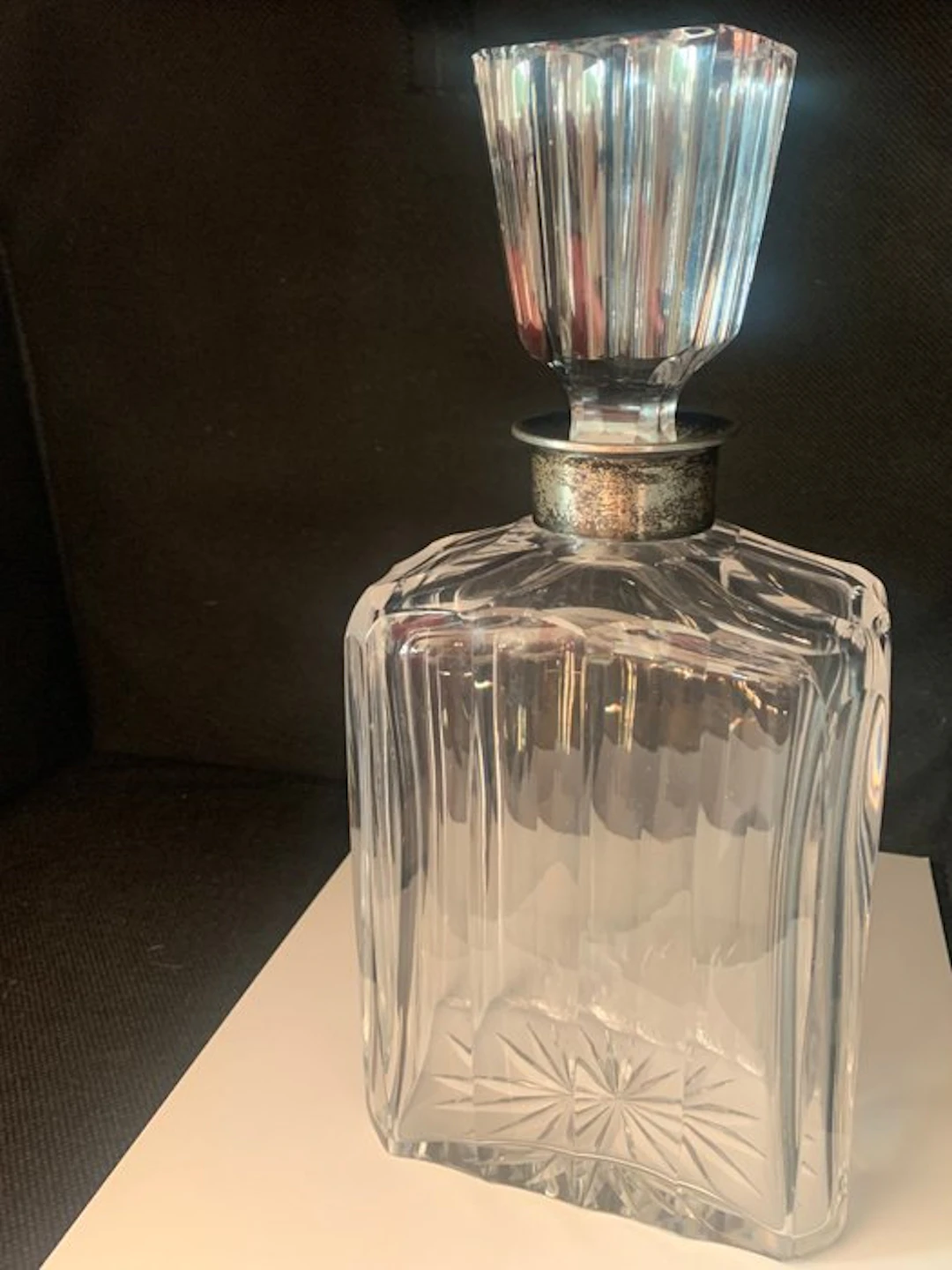 Bottle - Crystal, Silver - Cristal-925, Silver
