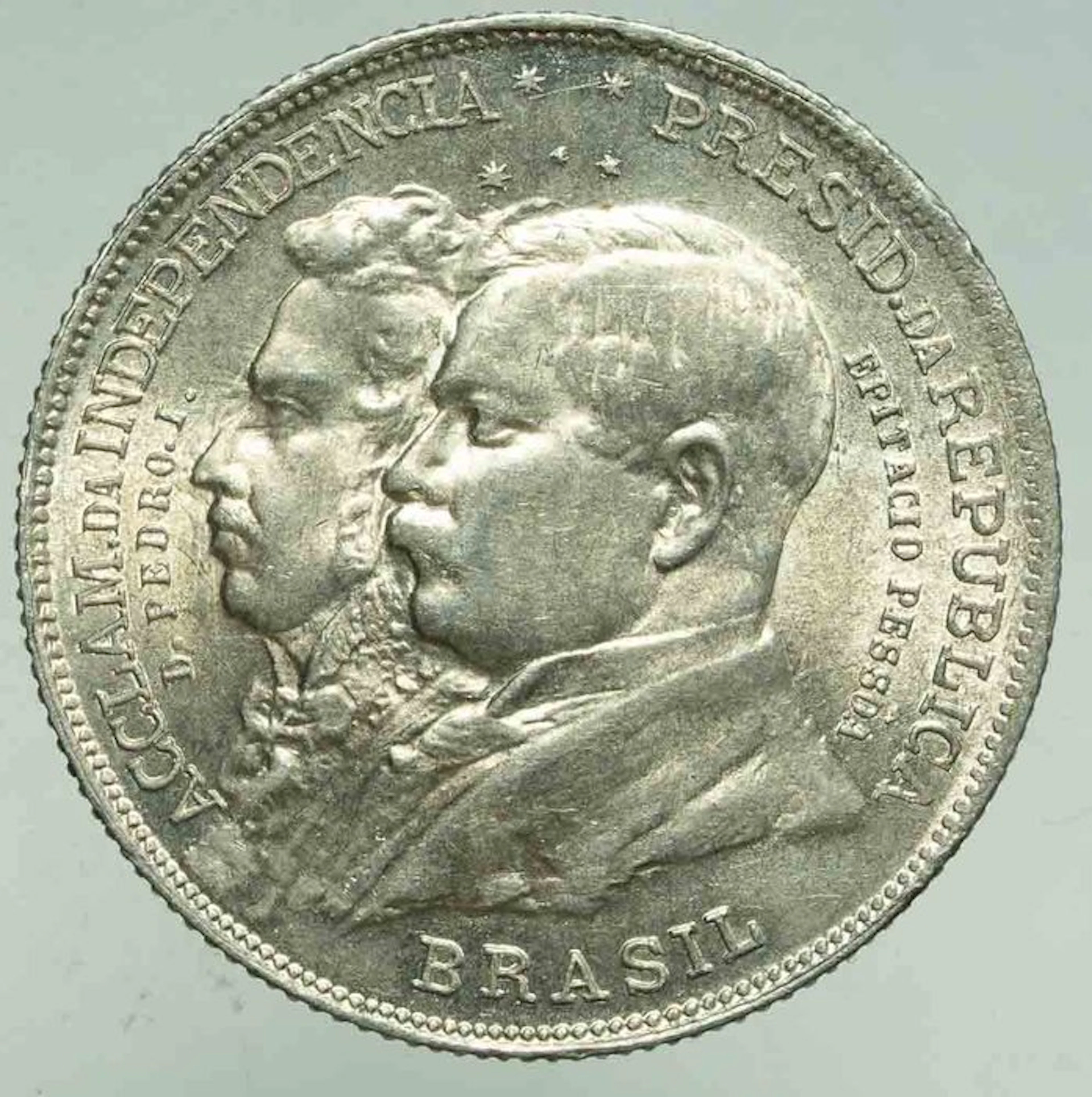 Brazil. Republic. 2000 Reis 1922 (No reserve price)