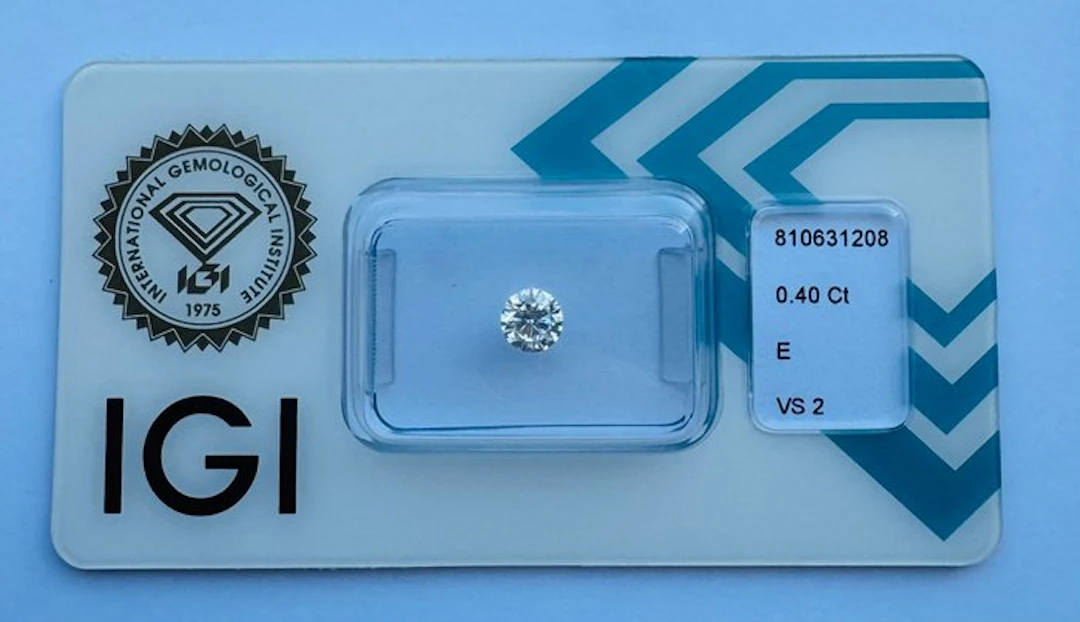No reserve price - 1 pcs Diamond (Natural) - 0.40 ct...