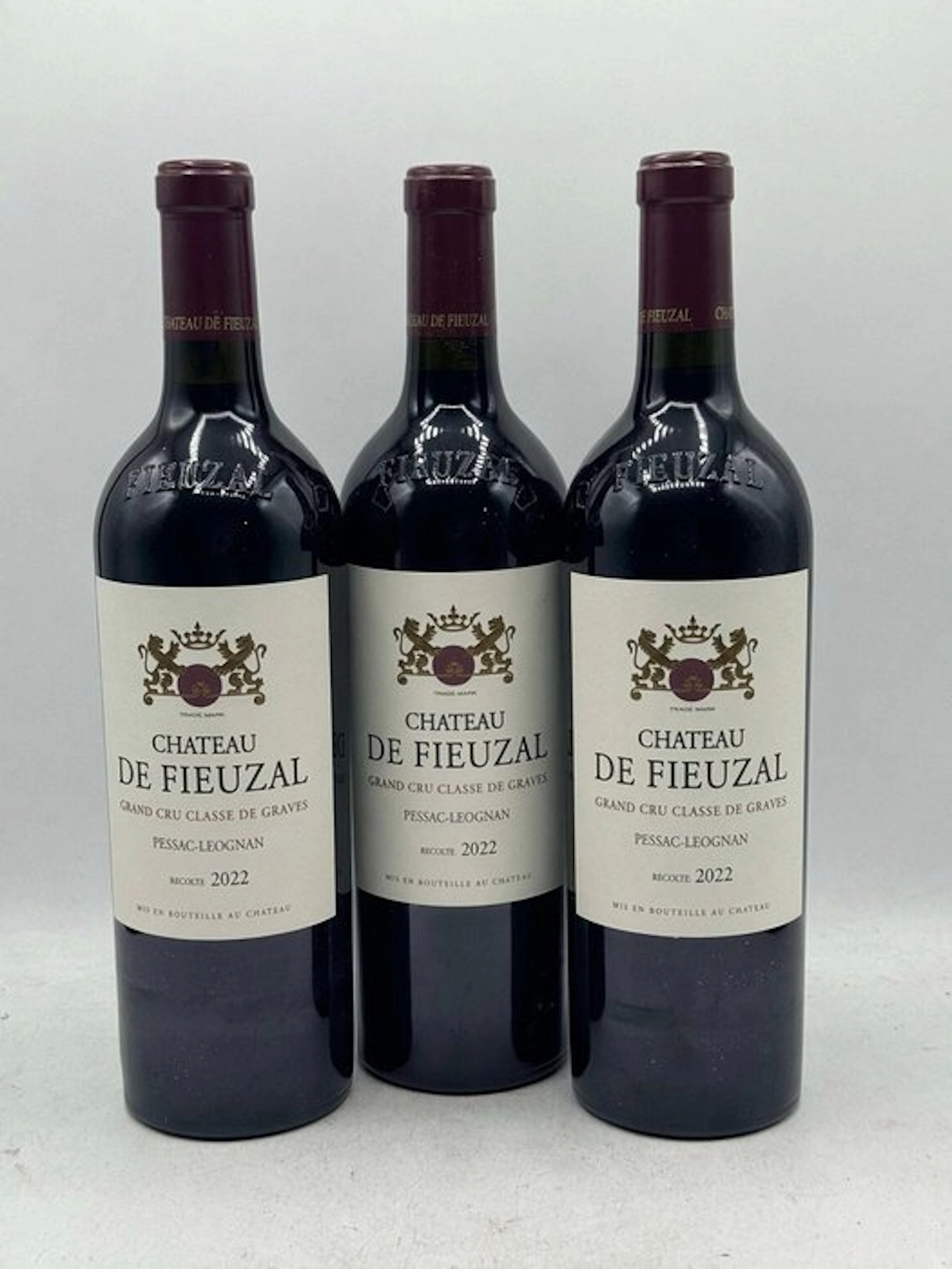 2022 Chateau de Fieuzal - Pessac-Léognan Grand Cru Classé - 3 Bottles (0.75L)